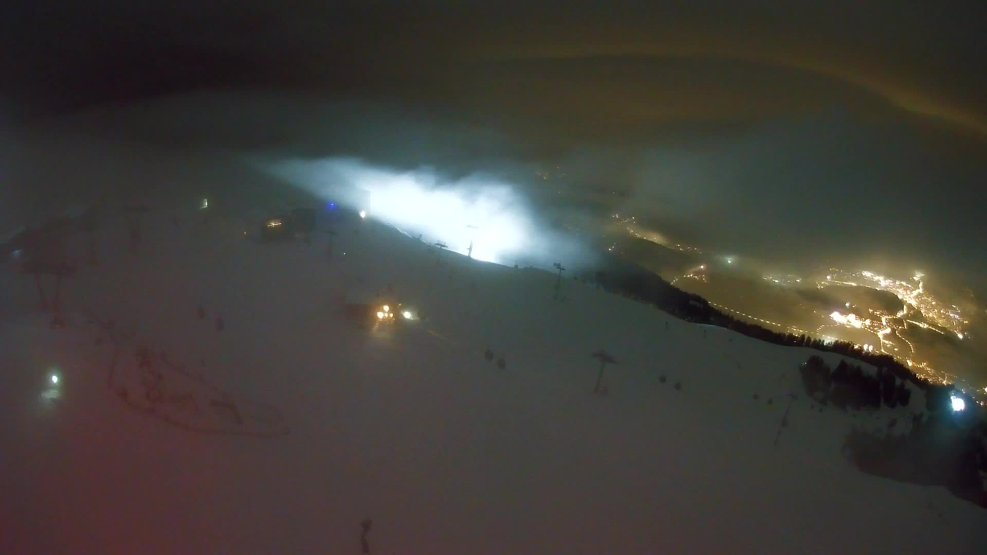 Kronplatz peak Ski resort | view to Bruneck