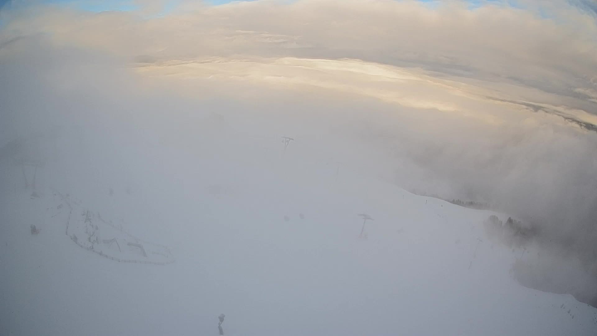 Station de ski Kronplatz sommet | vue sur Brunico