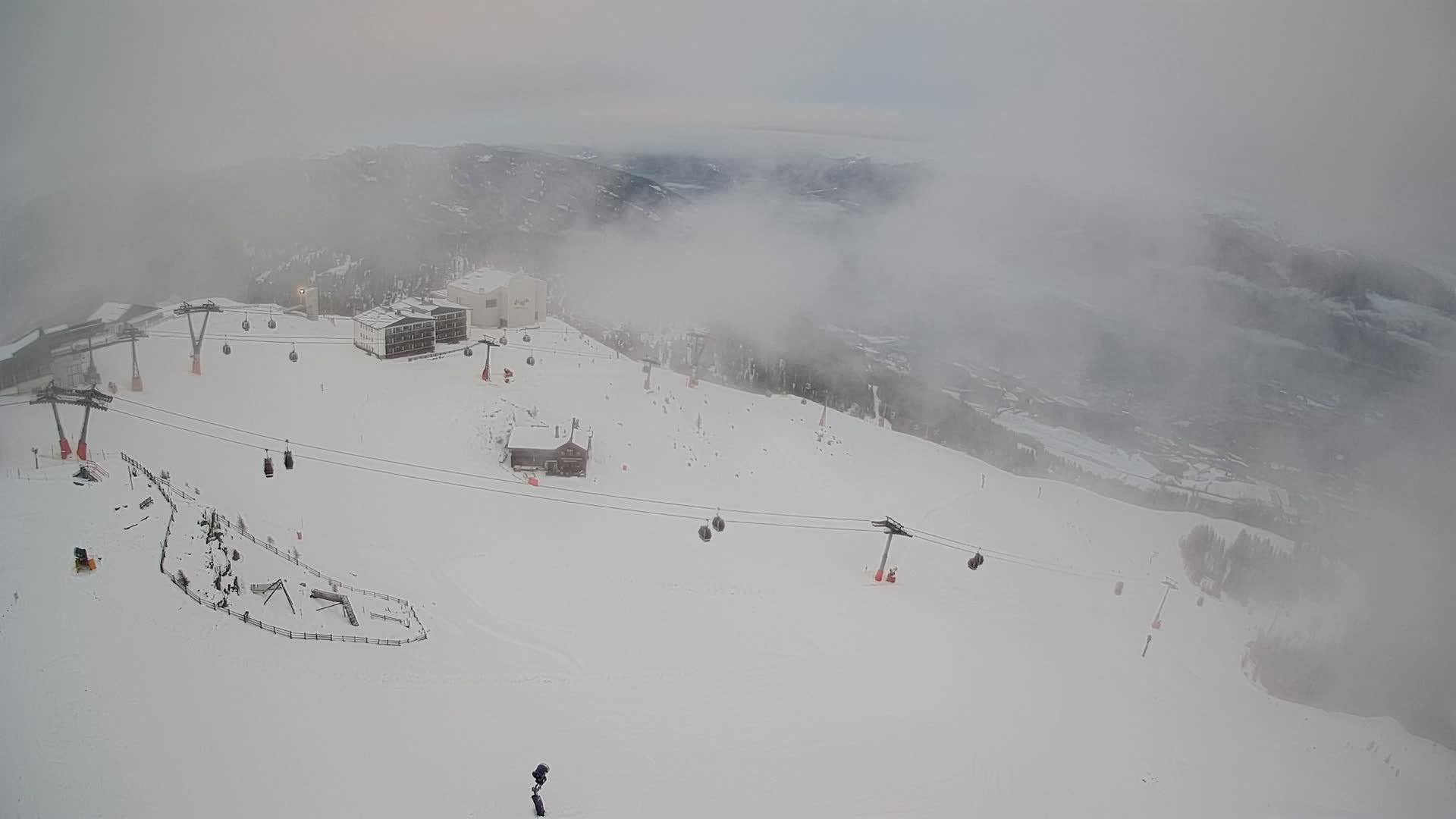 Skigebiet Kronplatz Gipfel | Blick auf Bruneck