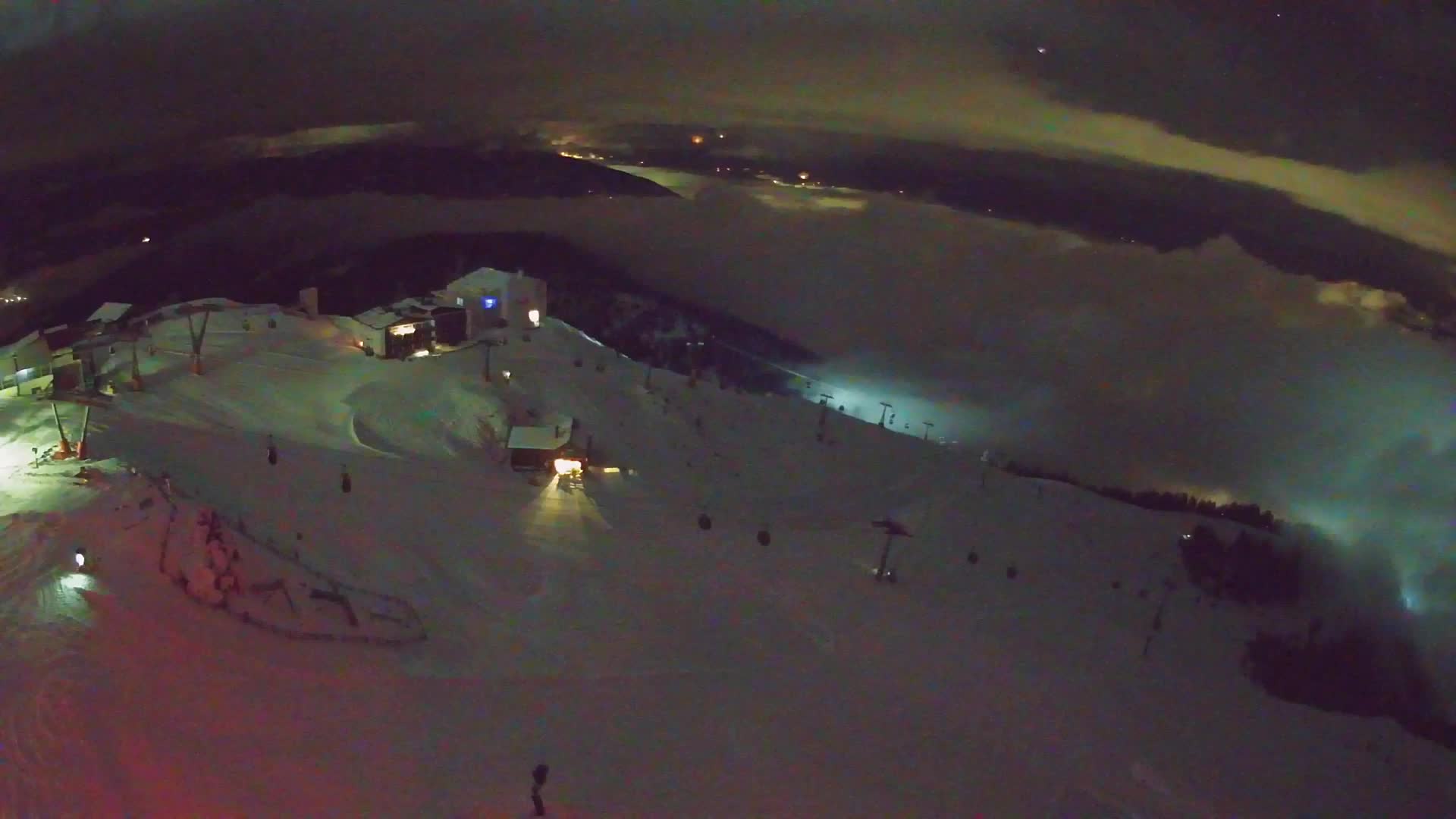 Kronplatz peak Ski resort | view to Bruneck