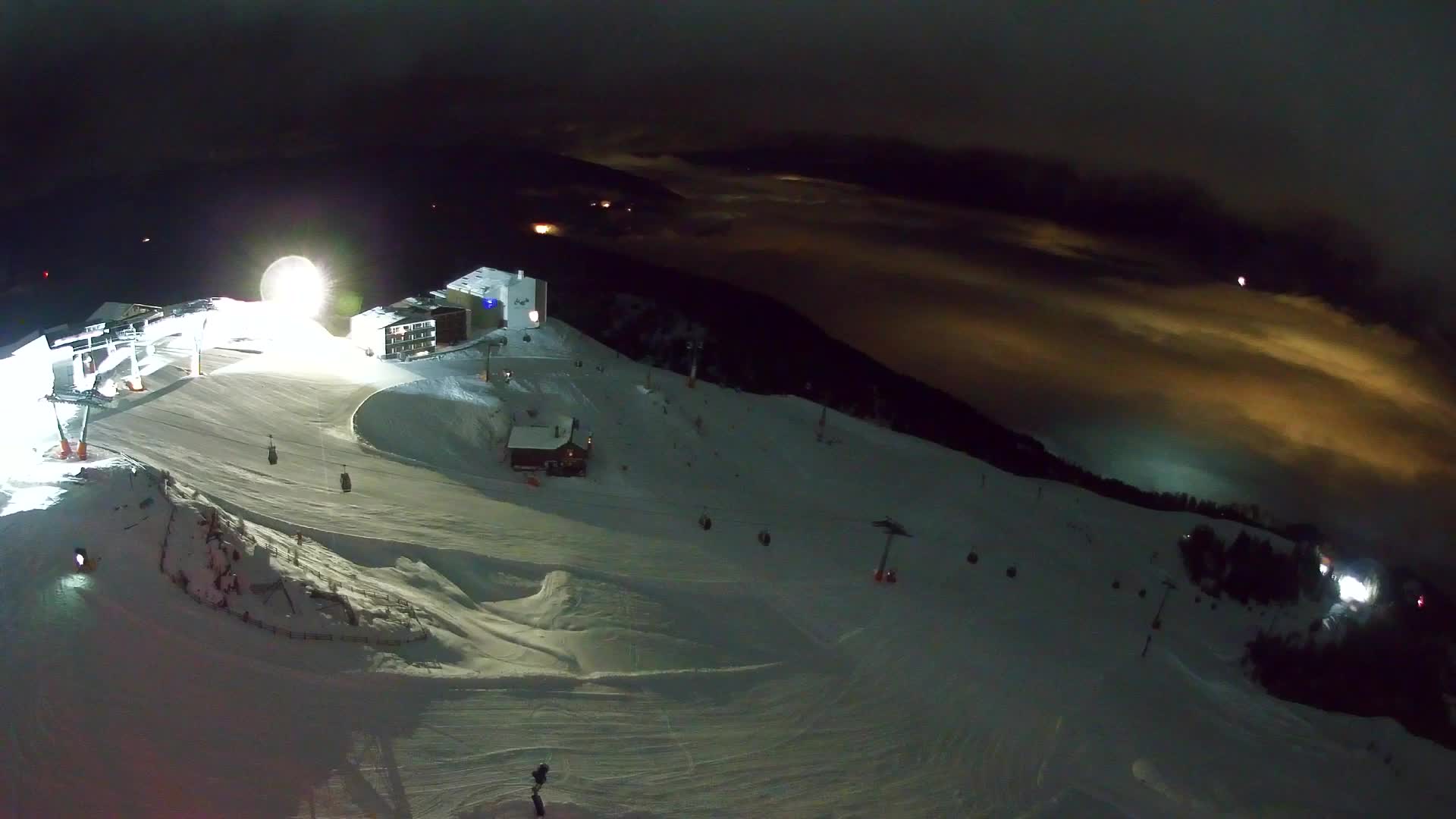 Skigebiet Kronplatz Gipfel | Blick auf Bruneck
