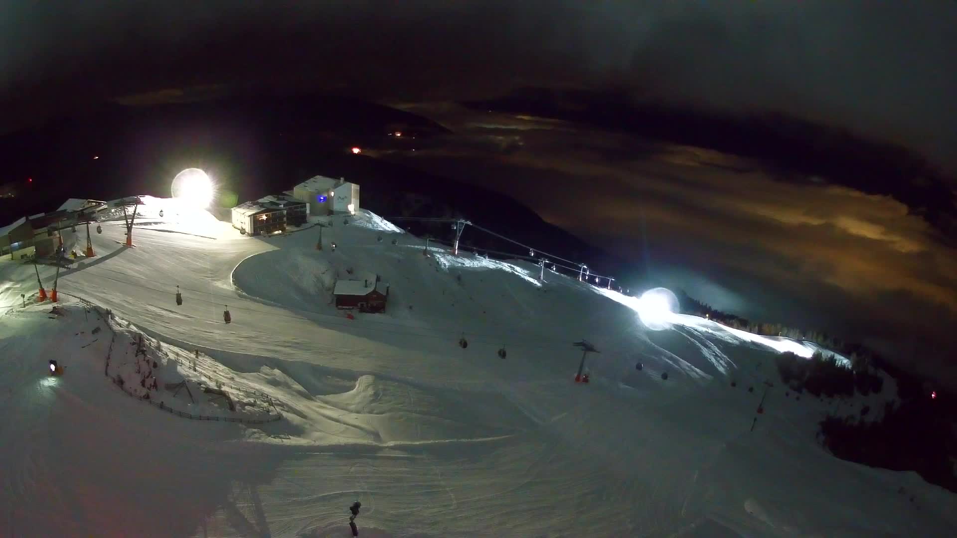 Station de ski Kronplatz sommet | vue sur Brunico