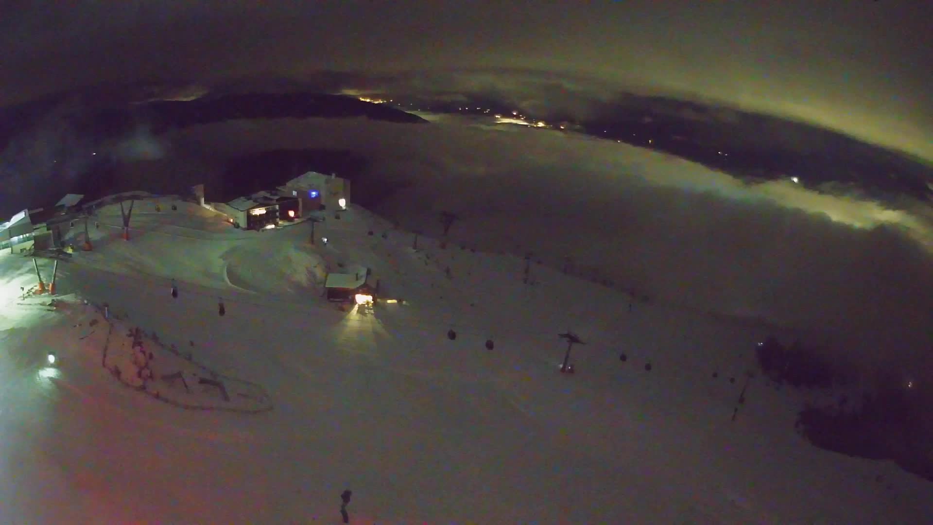 Skigebiet Kronplatz Gipfel | Blick auf Bruneck