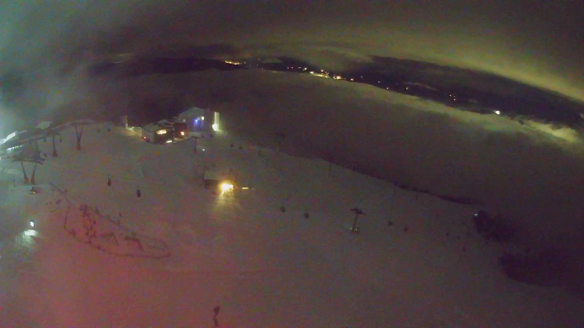 Station de ski Kronplatz sommet | vue sur Brunico