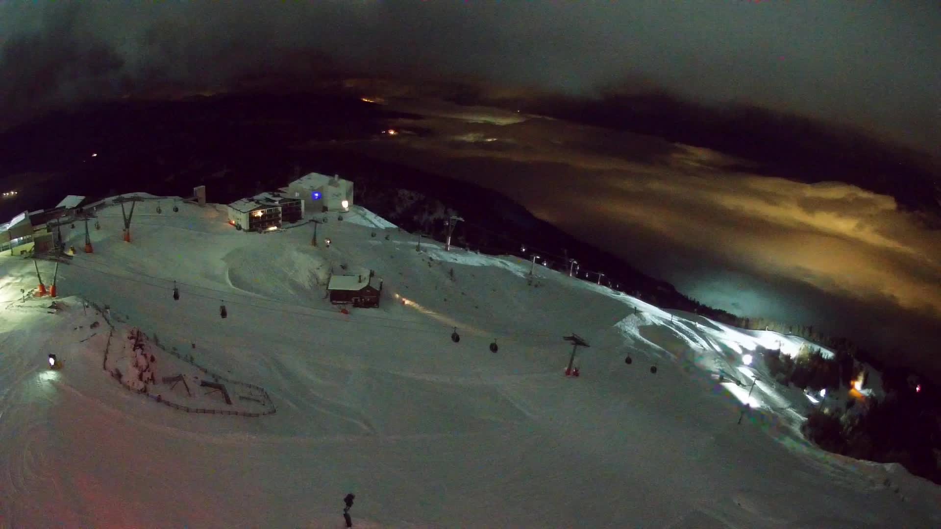 Skigebiet Kronplatz Gipfel | Blick auf Bruneck