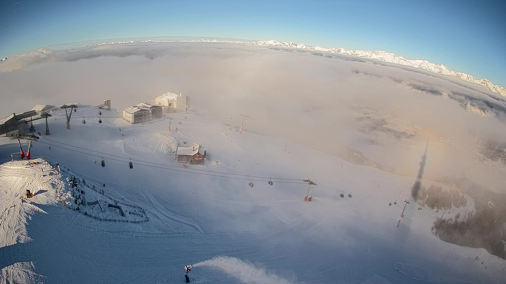 Smučišče Kronplatz – vrh | pogled na Bruneck