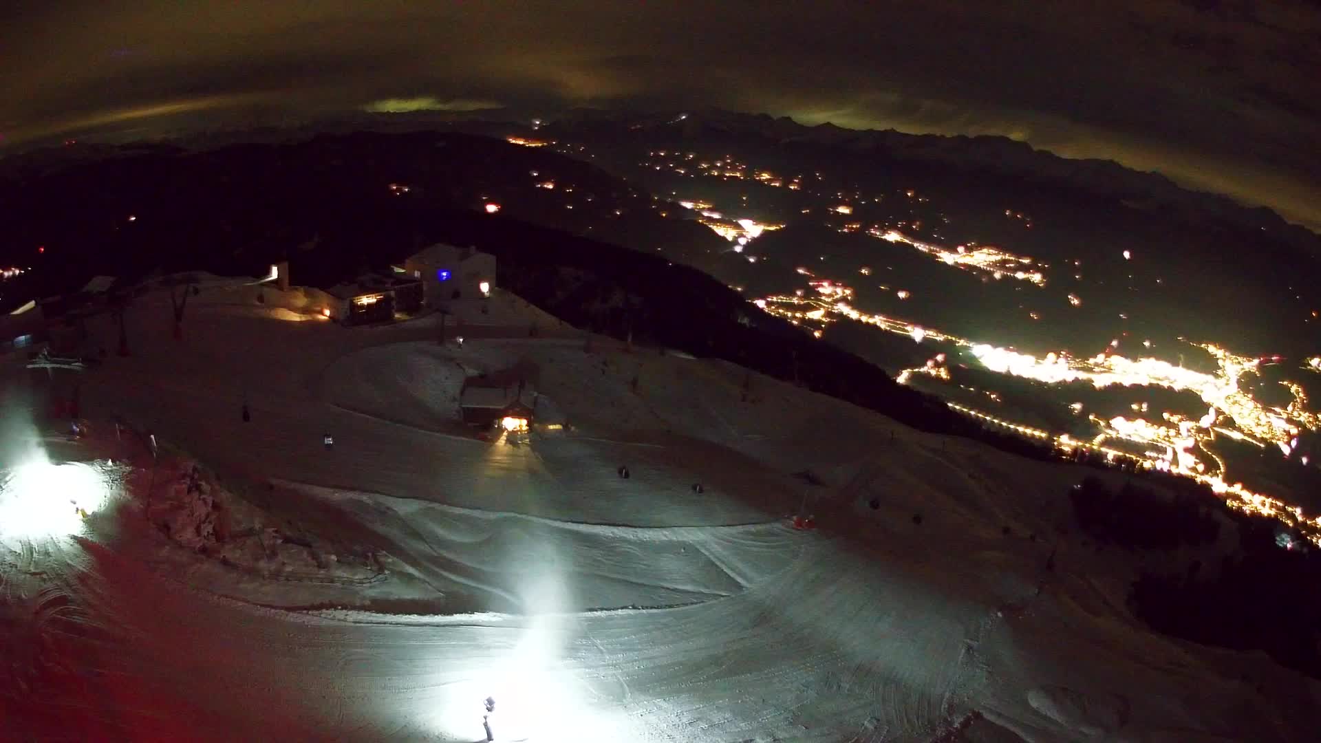 Kronplatz peak Ski resort | view to Bruneck