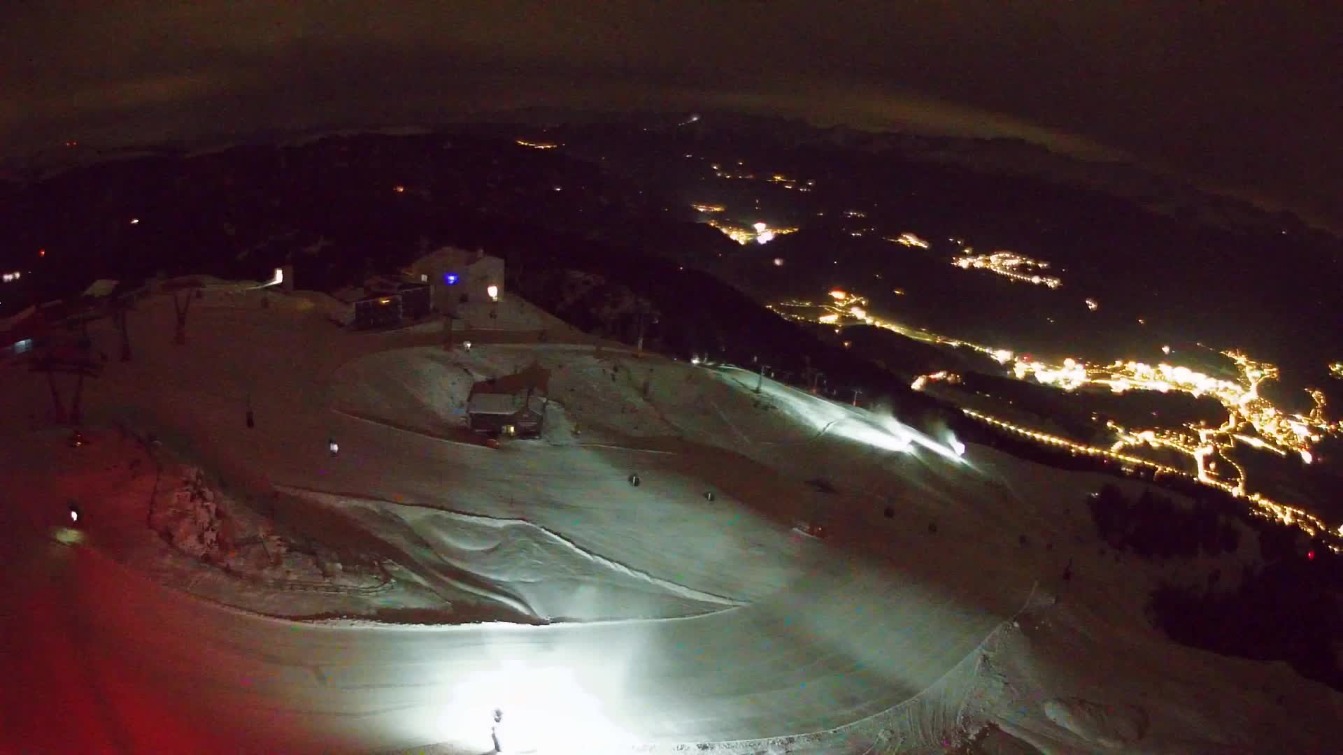 Kronplatz peak Ski resort | view to Bruneck