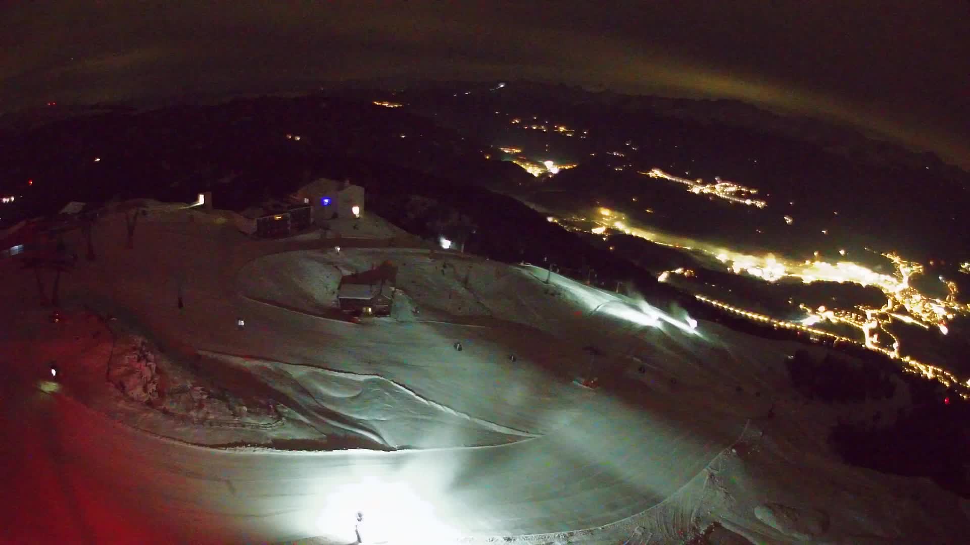 Skigebiet Kronplatz Gipfel | Blick auf Bruneck