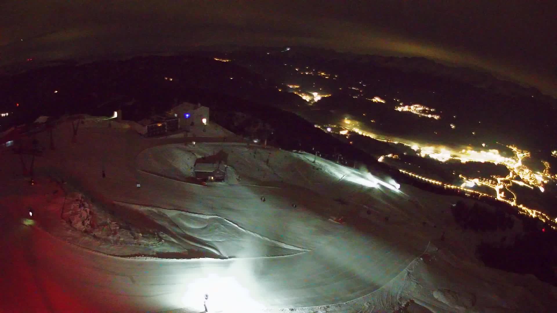 Kronplatz peak Ski resort | view to Bruneck