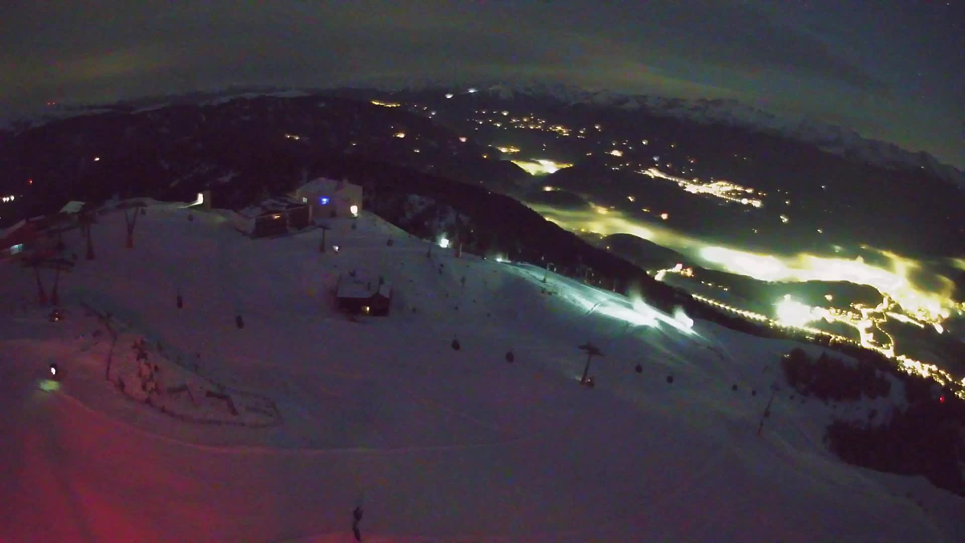 Skigebiet Kronplatz Gipfel | Blick auf Bruneck