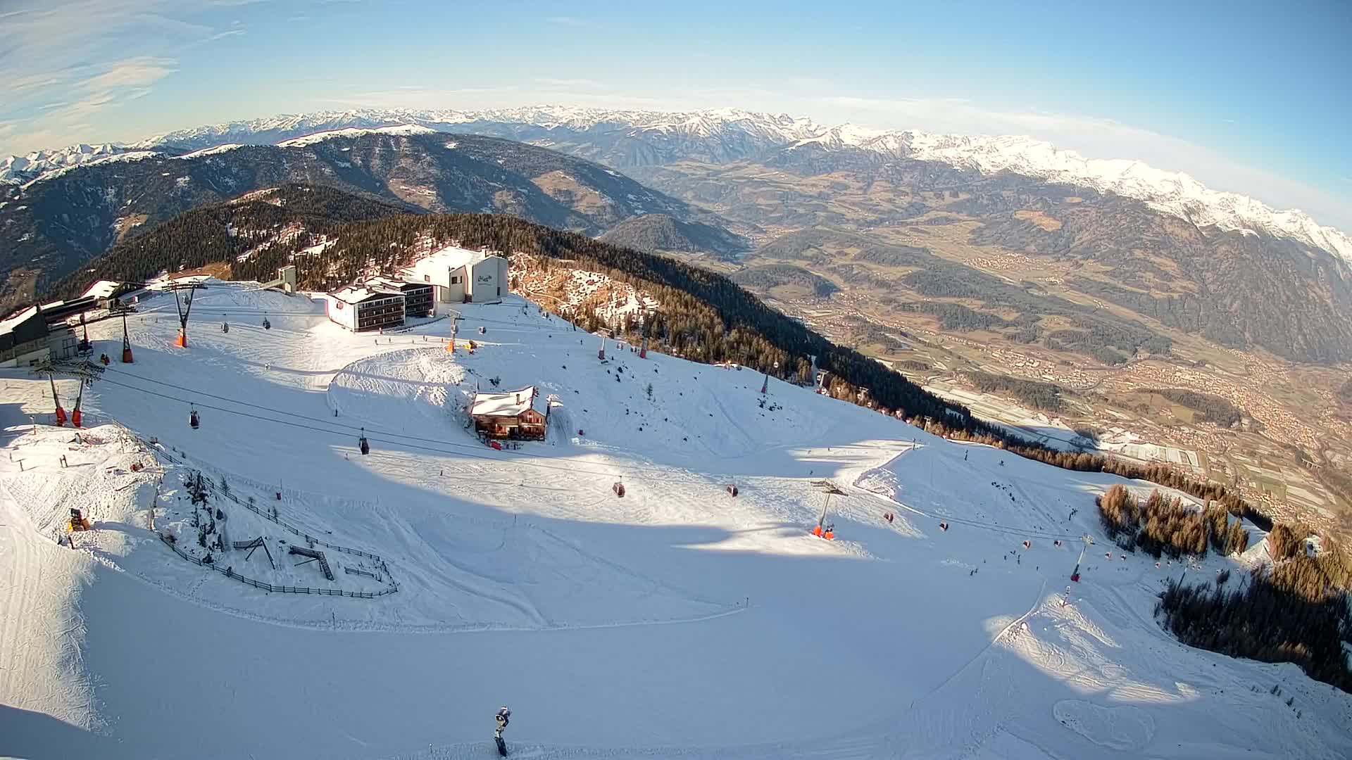 Smučišče Kronplatz – vrh | pogled na Bruneck