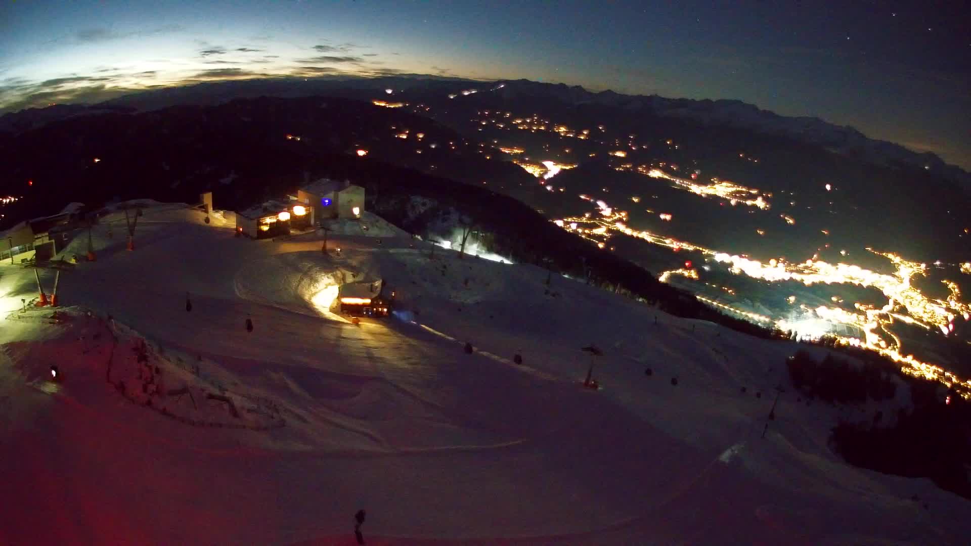 Kronplatz peak Ski resort | view to Bruneck
