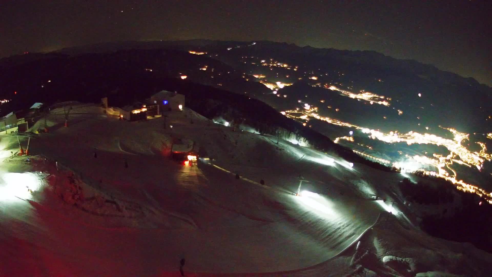 Kronplatz peak Ski resort | view to Bruneck