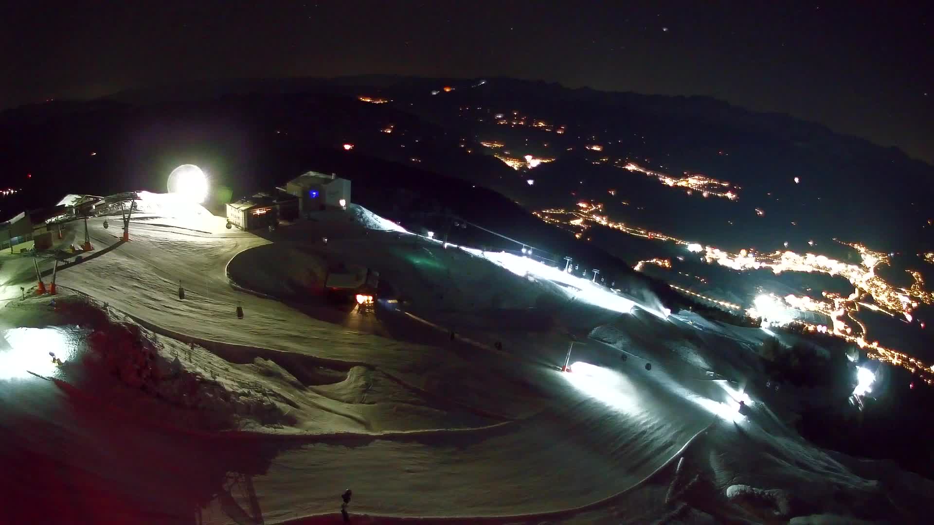 Kronplatz peak Ski resort | view to Bruneck