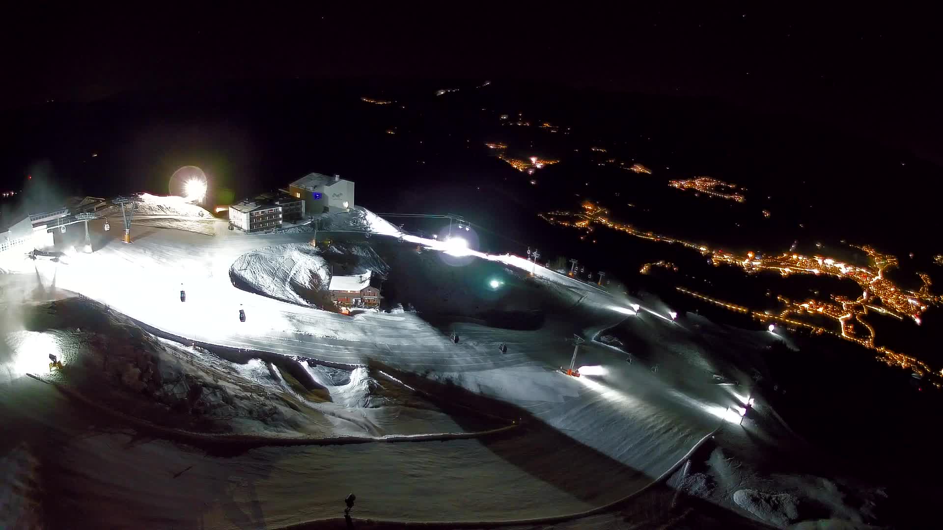 Skigebiet Kronplatz Gipfel | Blick auf Bruneck