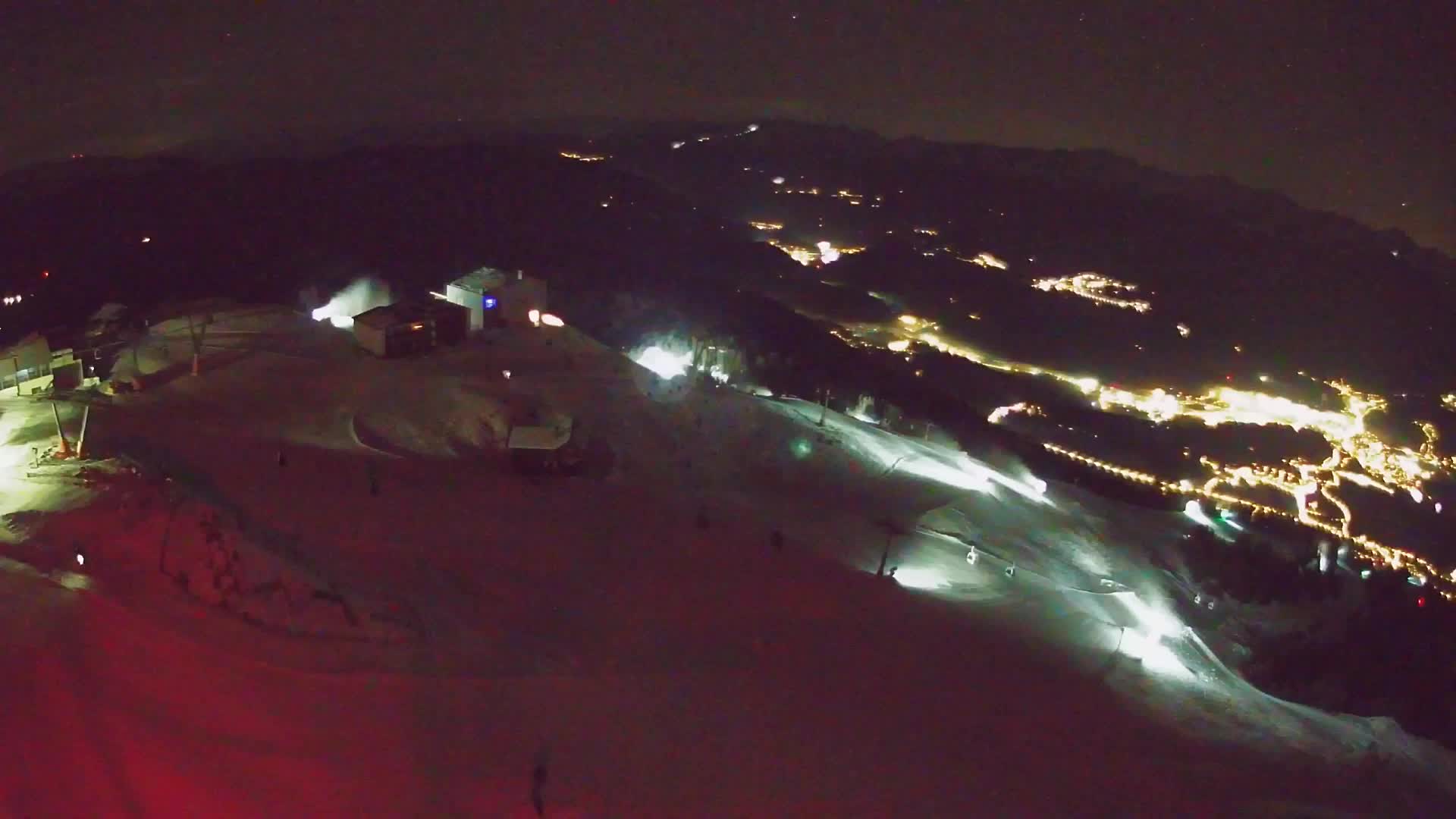 Station de ski Kronplatz sommet | vue sur Brunico
