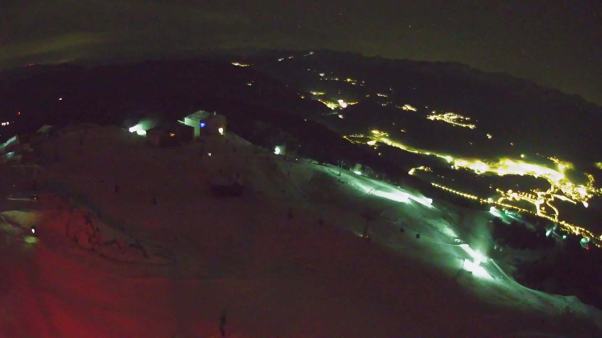 Station de ski Kronplatz sommet | vue sur Brunico