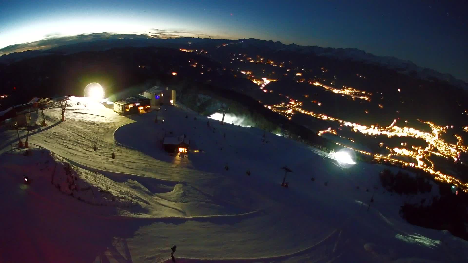 Kronplatz peak Ski resort | view to Bruneck