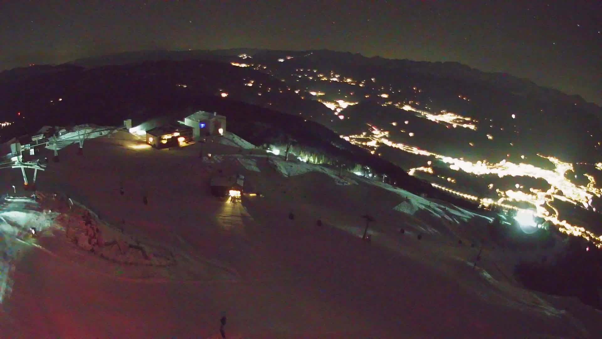 Stazione sciistica di Plan de Corones | vista su Brunico
