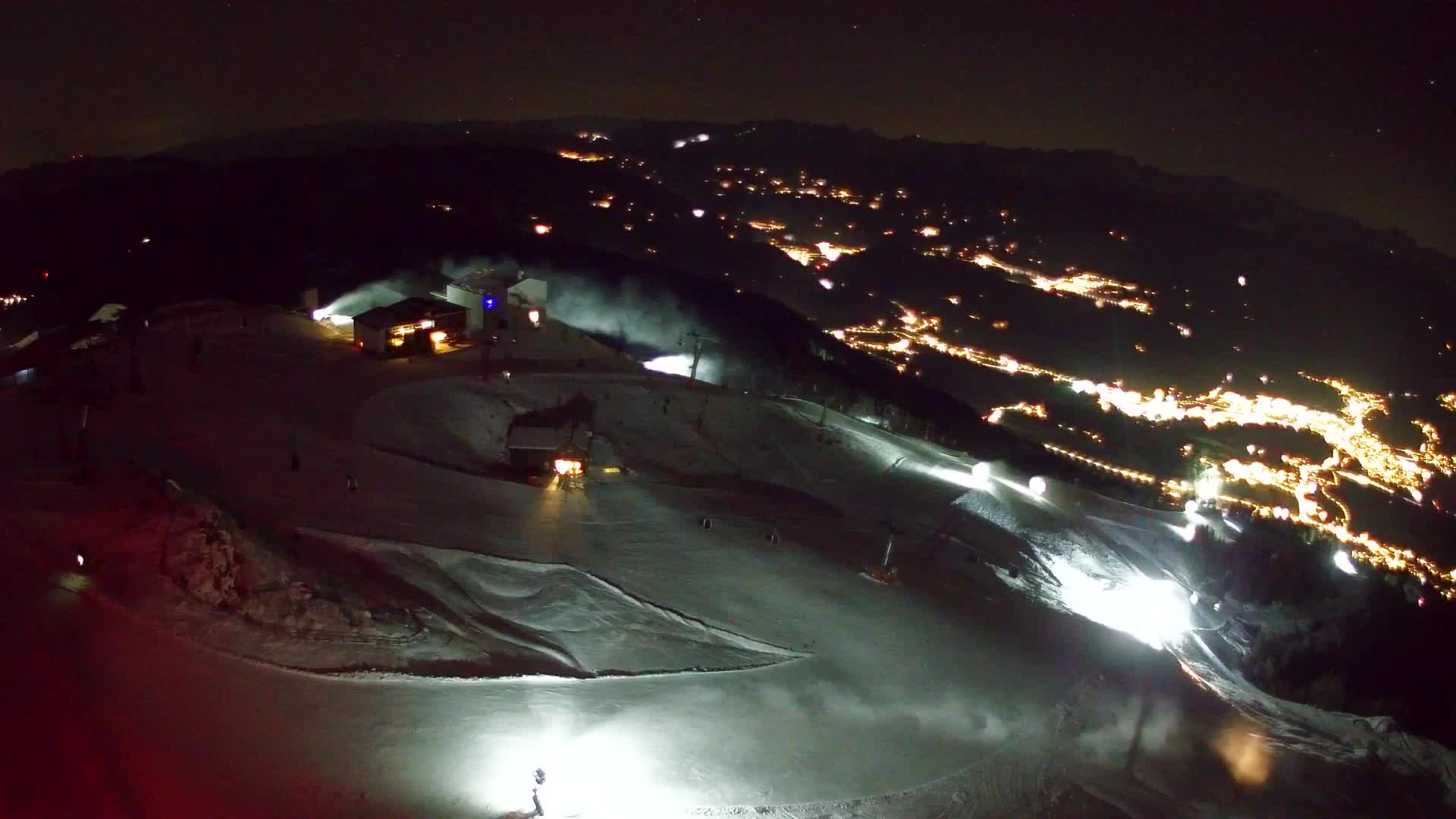 Kronplatz peak Ski resort | view to Bruneck