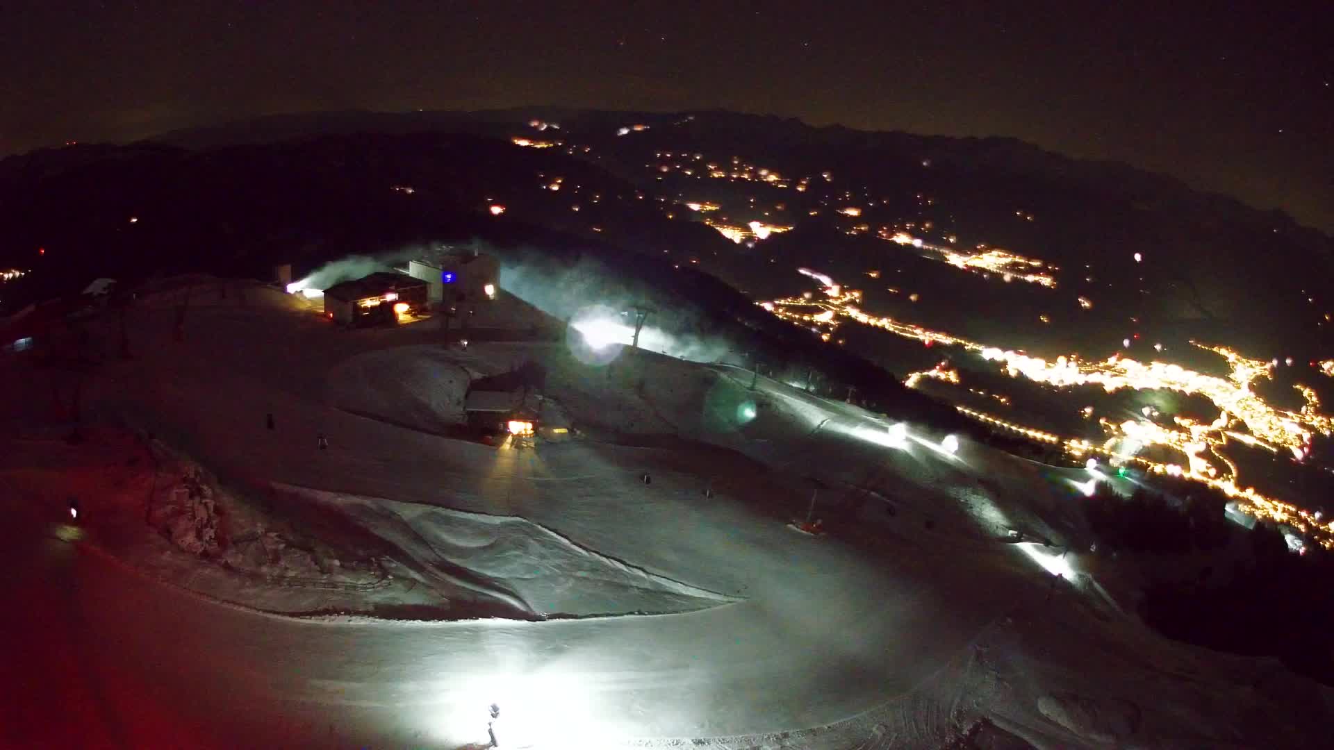 Skigebiet Kronplatz Gipfel | Blick auf Bruneck