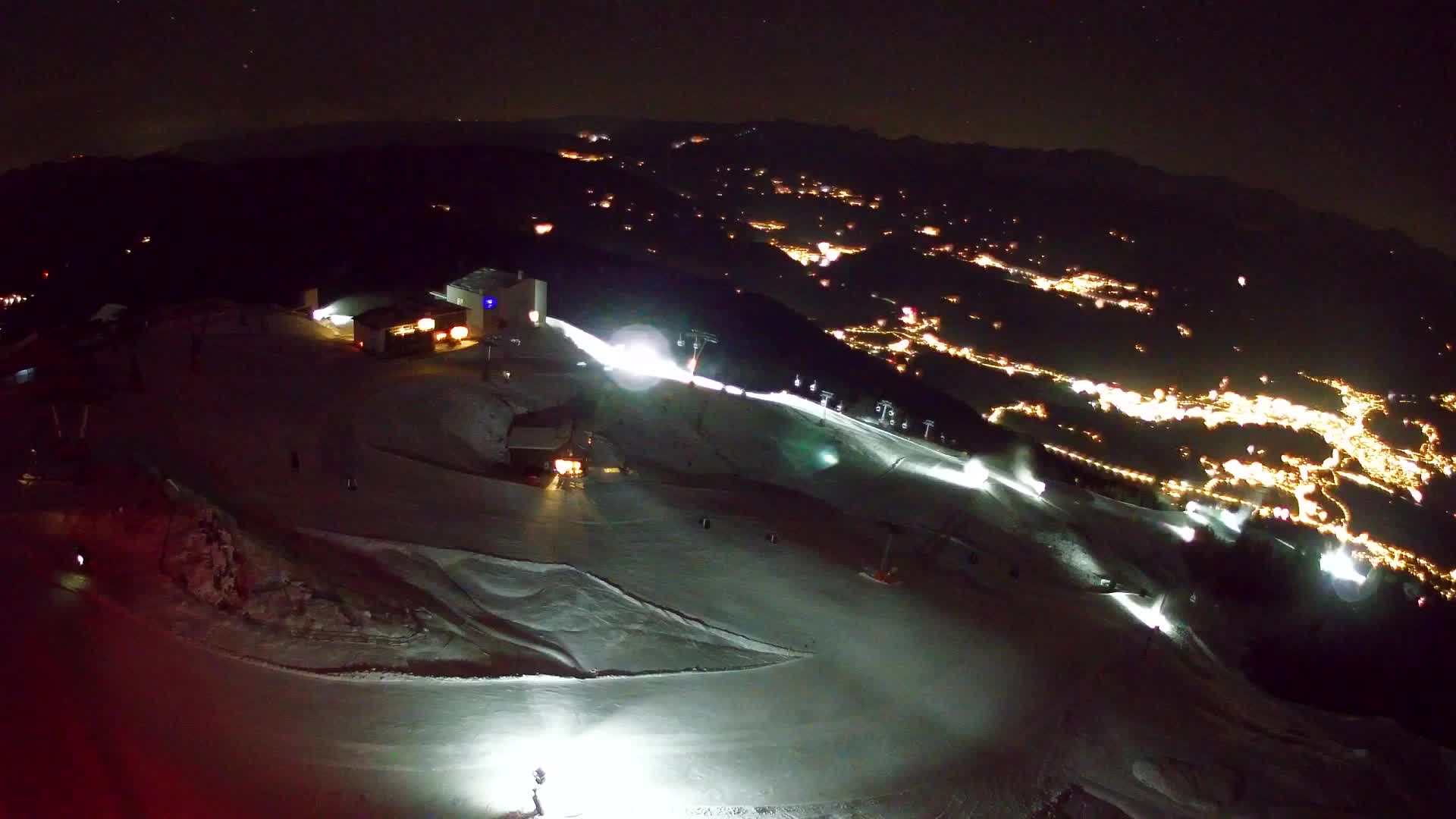 Kronplatz peak Ski resort | view to Bruneck