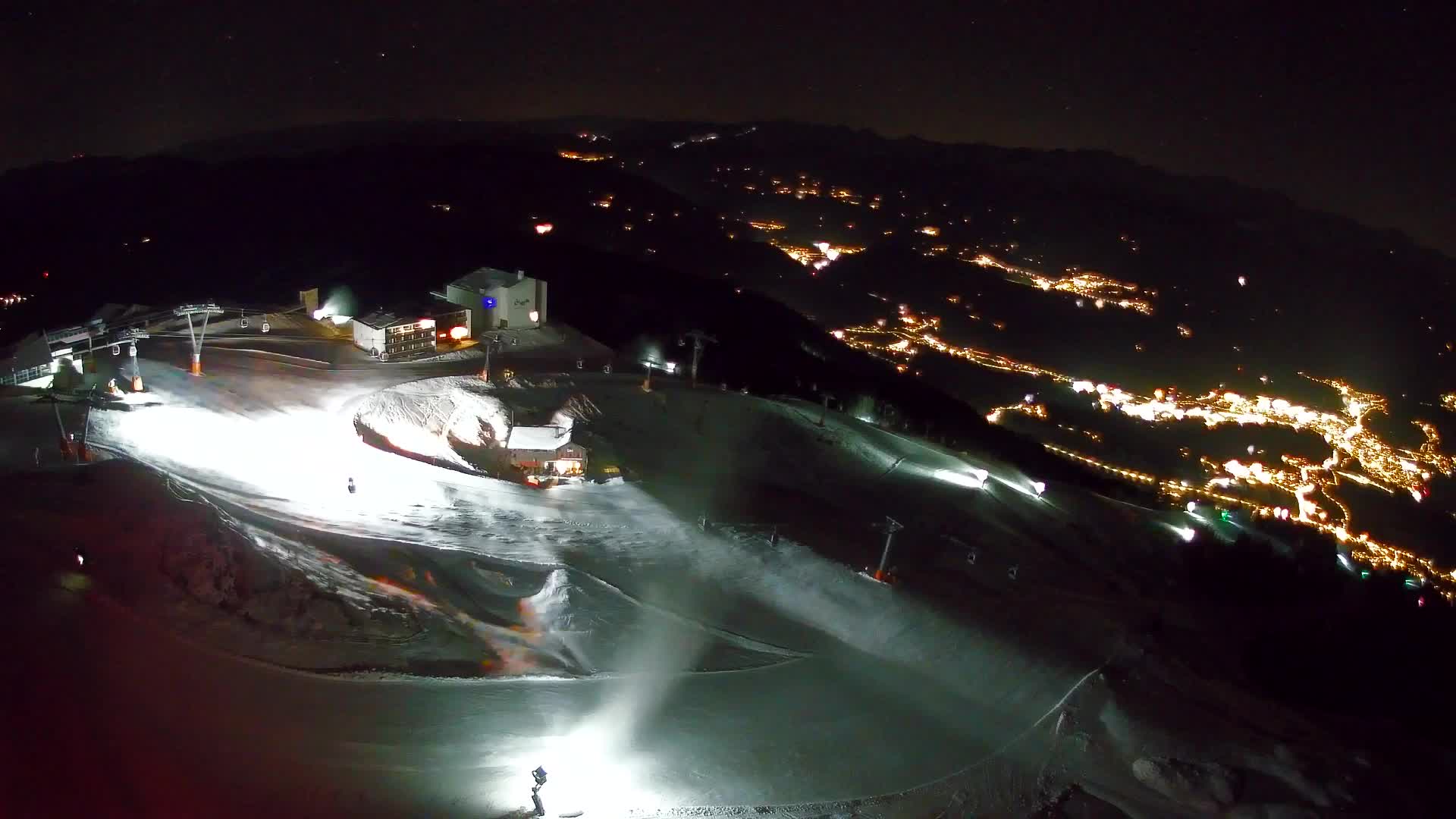 Skigebiet Kronplatz Gipfel | Blick auf Bruneck