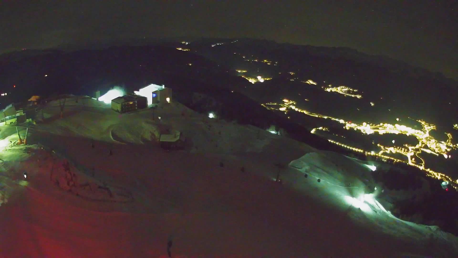 Skigebiet Kronplatz Gipfel | Blick auf Bruneck