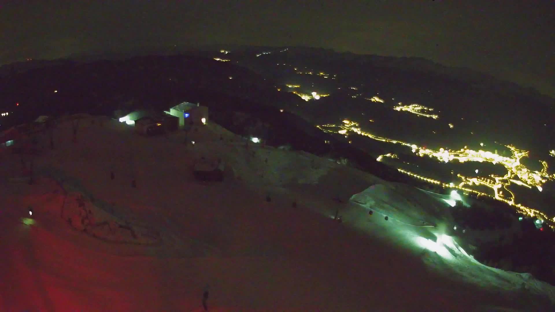Kronplatz peak Ski resort | view to Bruneck