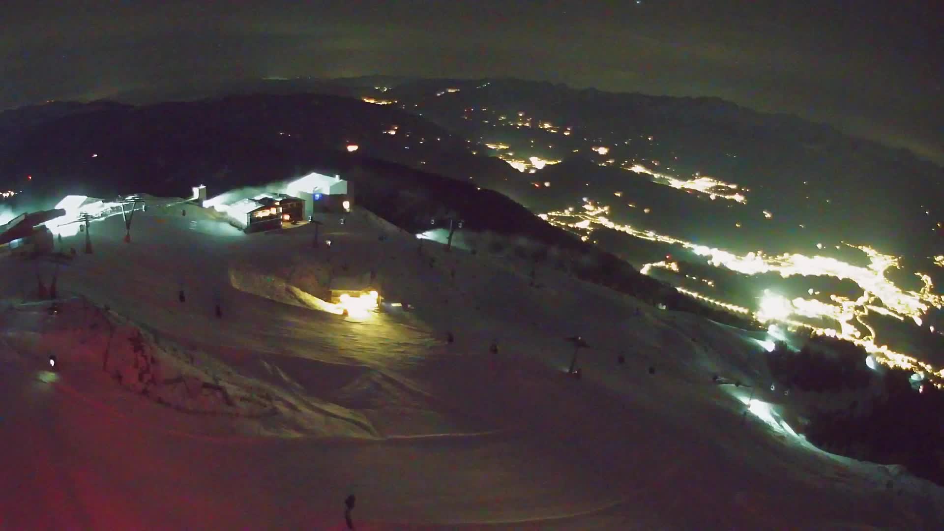 Skigebiet Kronplatz Gipfel | Blick auf Bruneck
