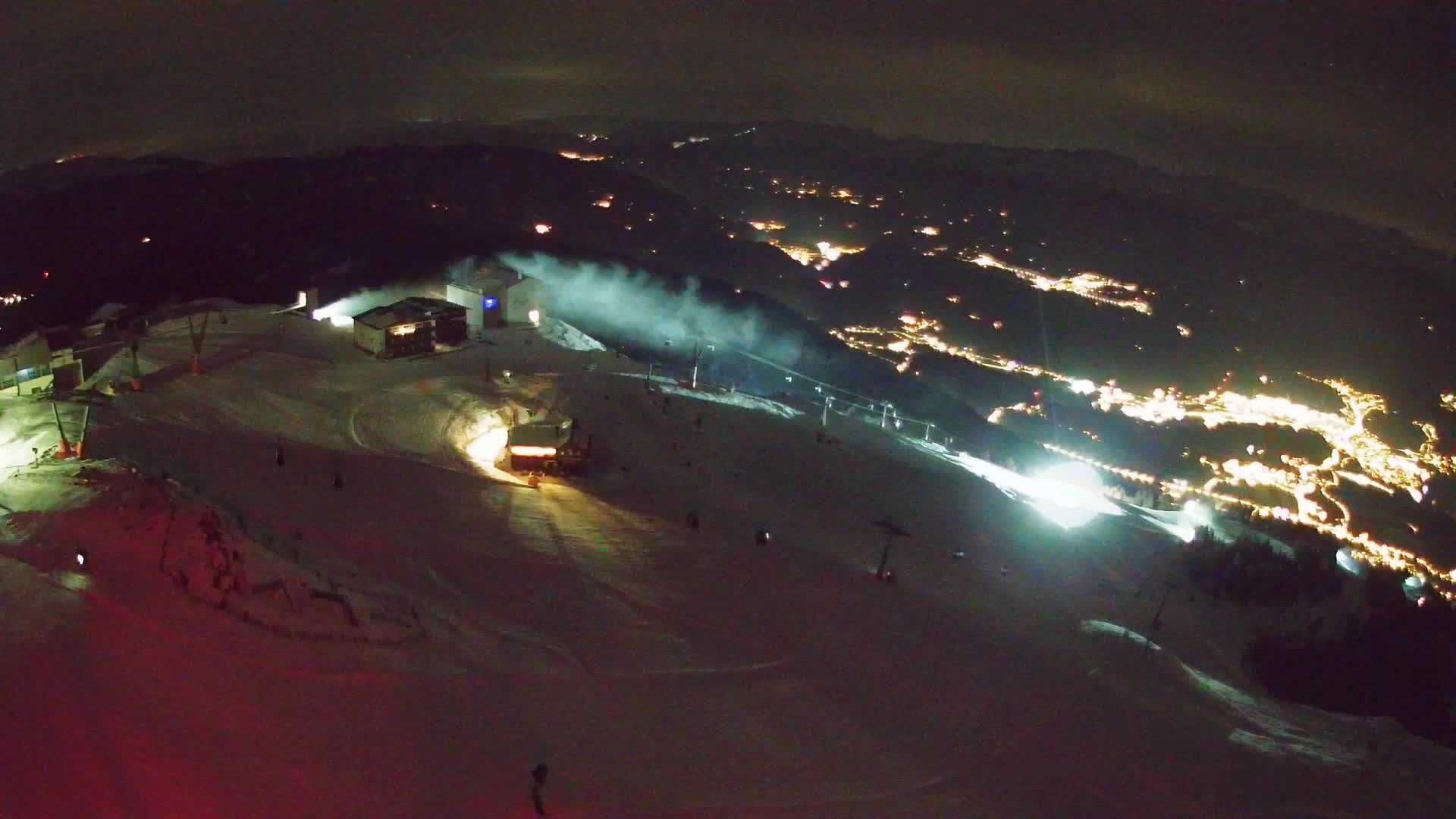 Skigebiet Kronplatz Gipfel | Blick auf Bruneck