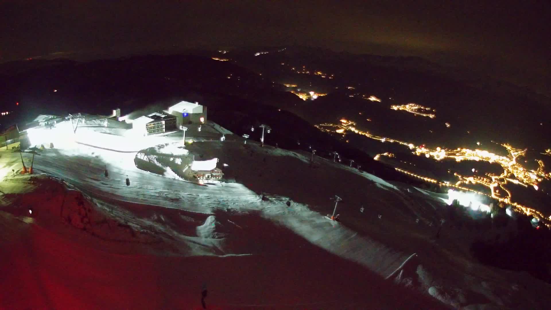Skigebiet Kronplatz Gipfel | Blick auf Bruneck