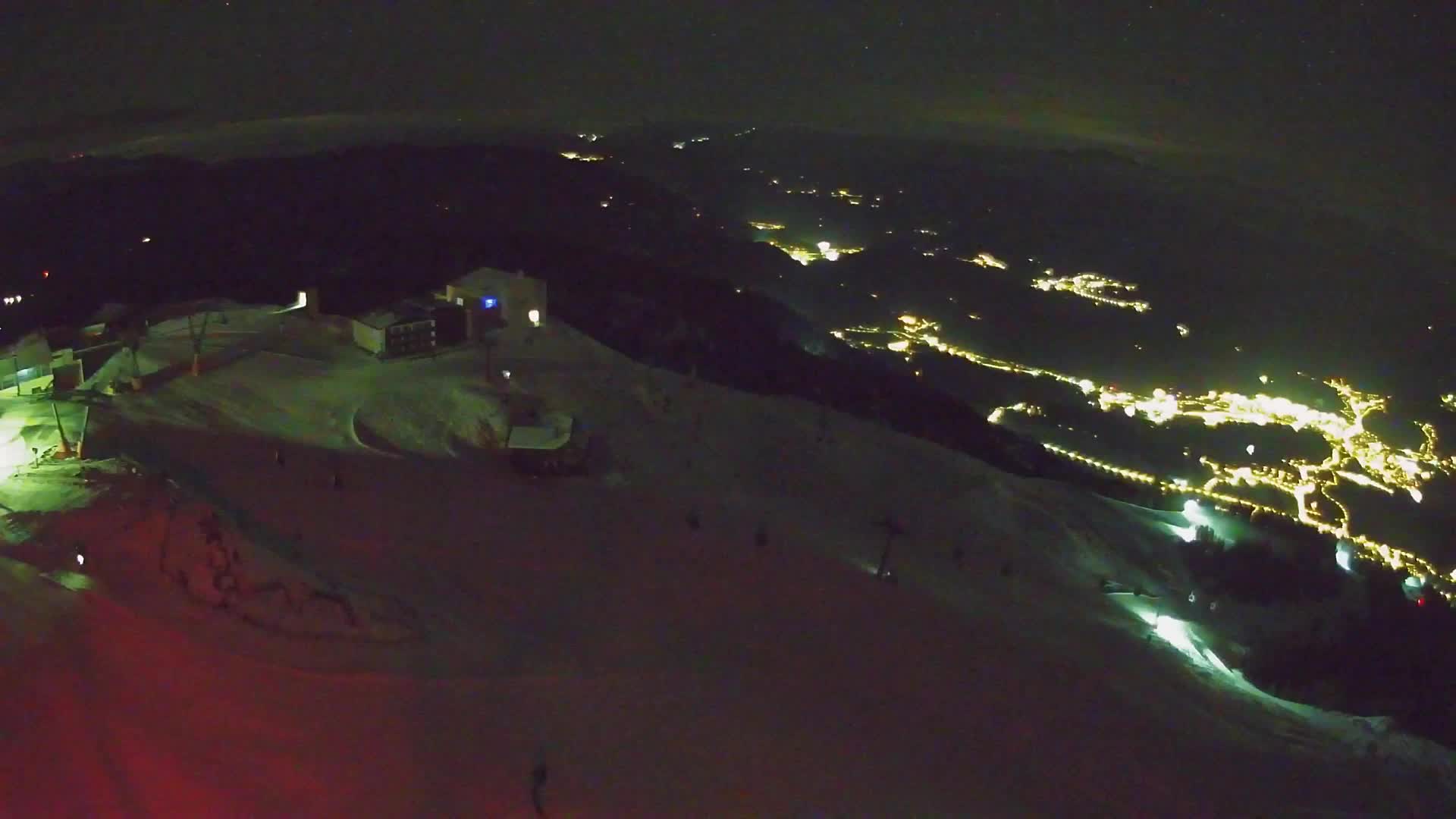 Skigebiet Kronplatz Gipfel | Blick auf Bruneck