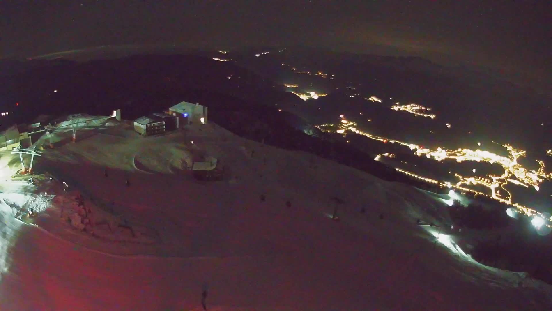 Skigebiet Kronplatz Gipfel | Blick auf Bruneck