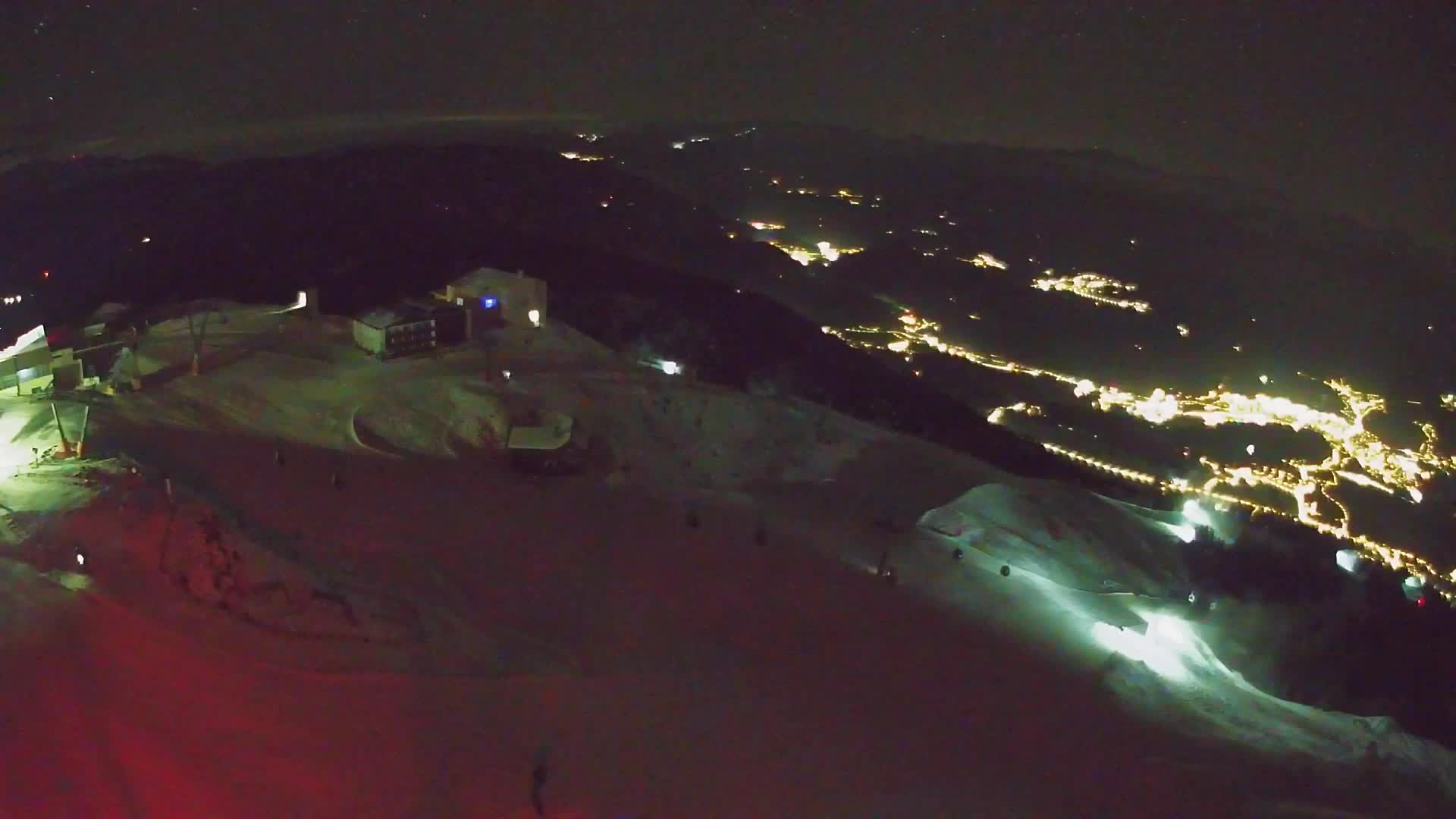 Kronplatz peak Ski resort | view to Bruneck