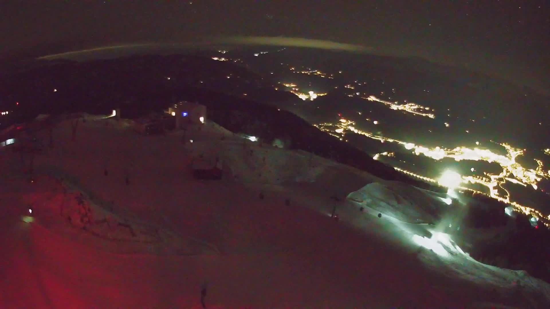 Station de ski Kronplatz sommet | vue sur Brunico