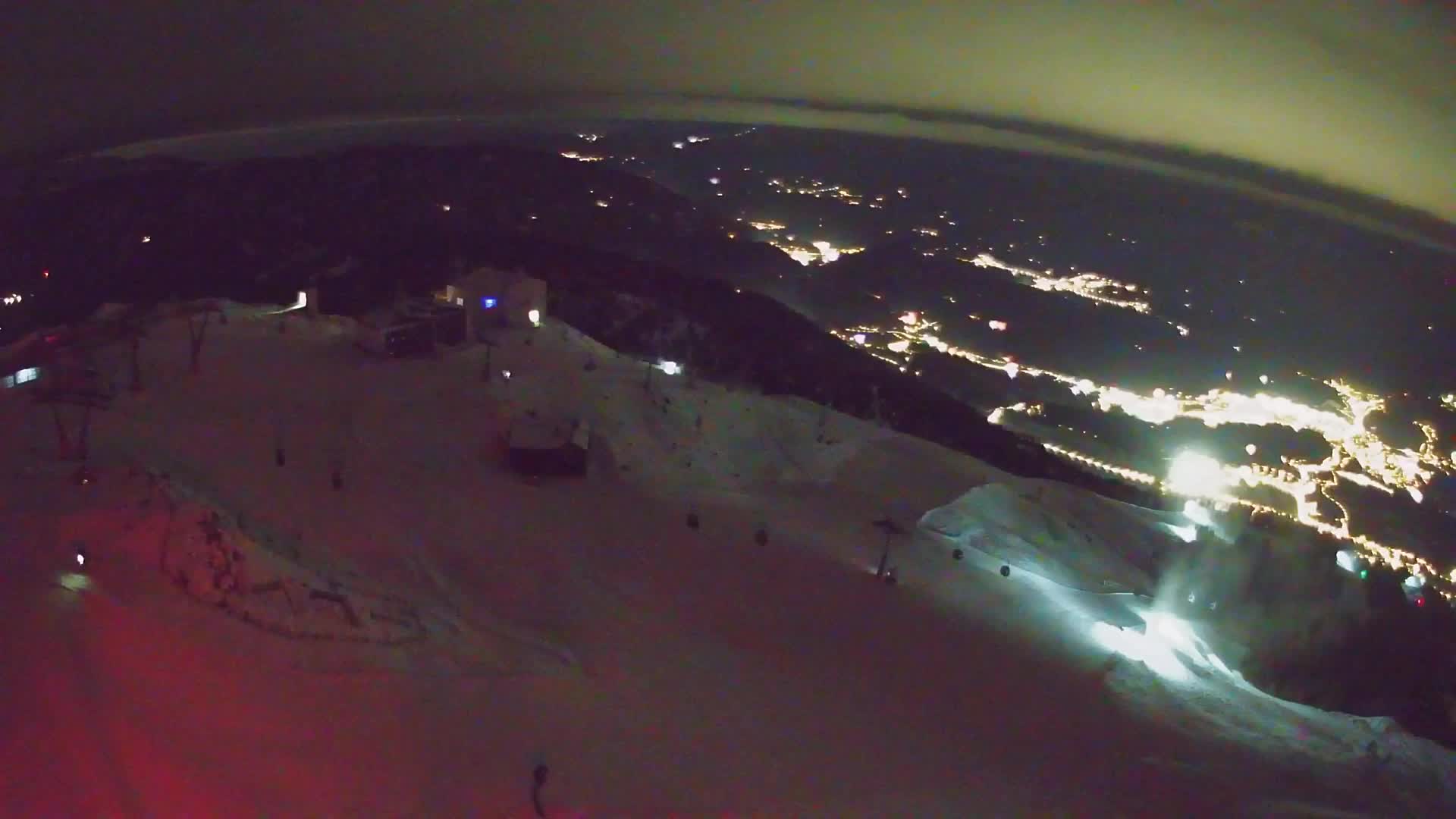 Smučišče Kronplatz – vrh | pogled na Bruneck