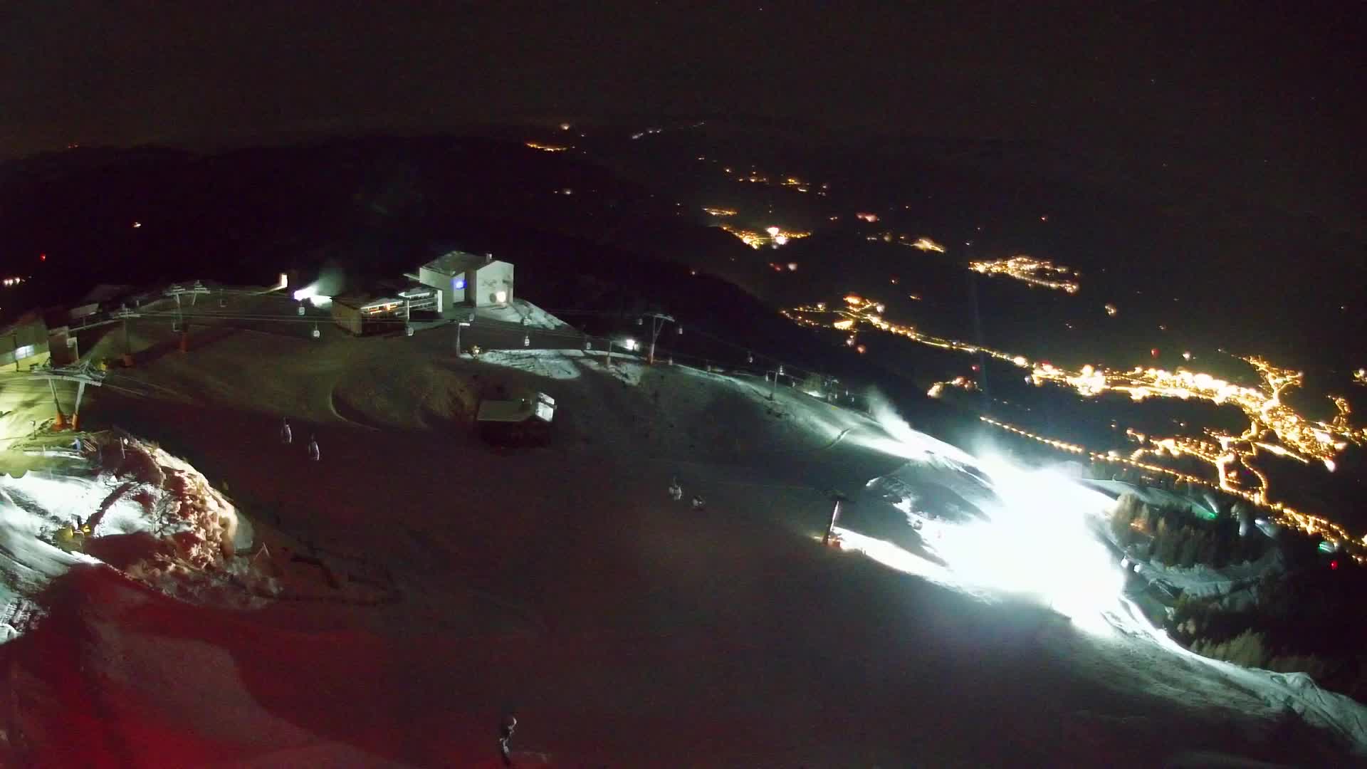 Smučišče Kronplatz – vrh | pogled na Bruneck