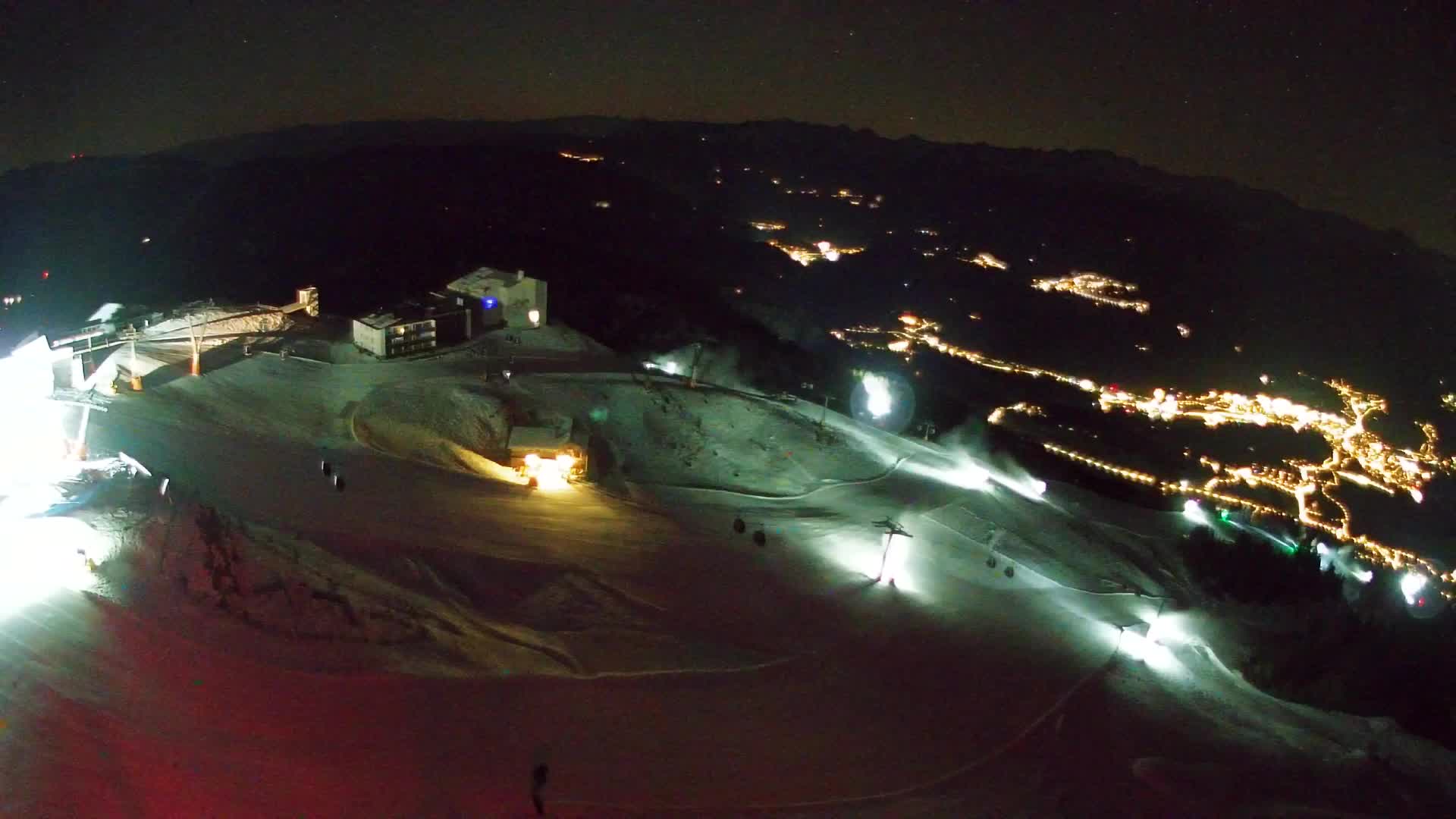 Kronplatz peak Ski resort | view to Bruneck