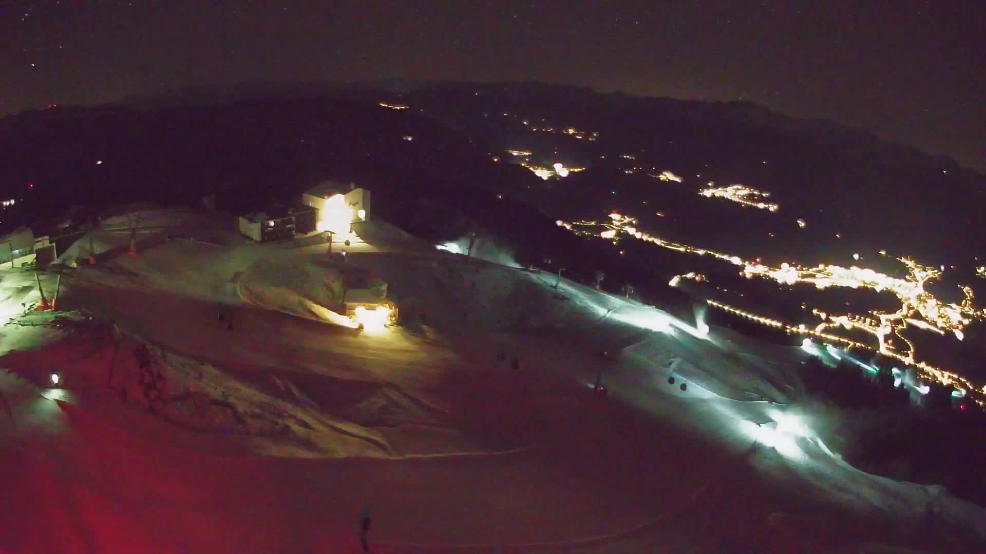 Kronplatz peak Ski resort | view to Bruneck