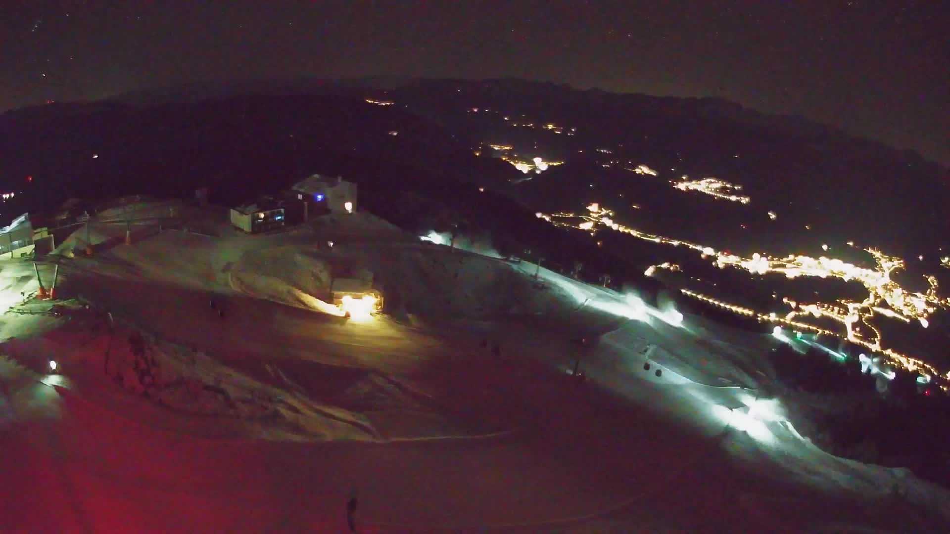Skigebiet Kronplatz Gipfel | Blick auf Bruneck