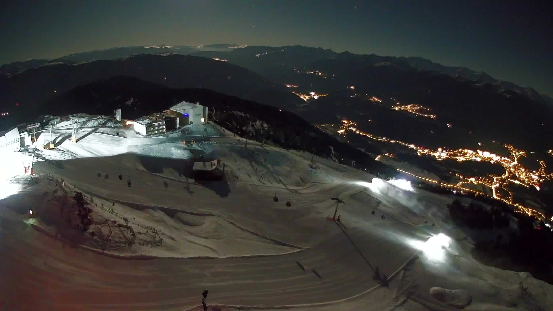 Smučišče Kronplatz – vrh | pogled na Bruneck