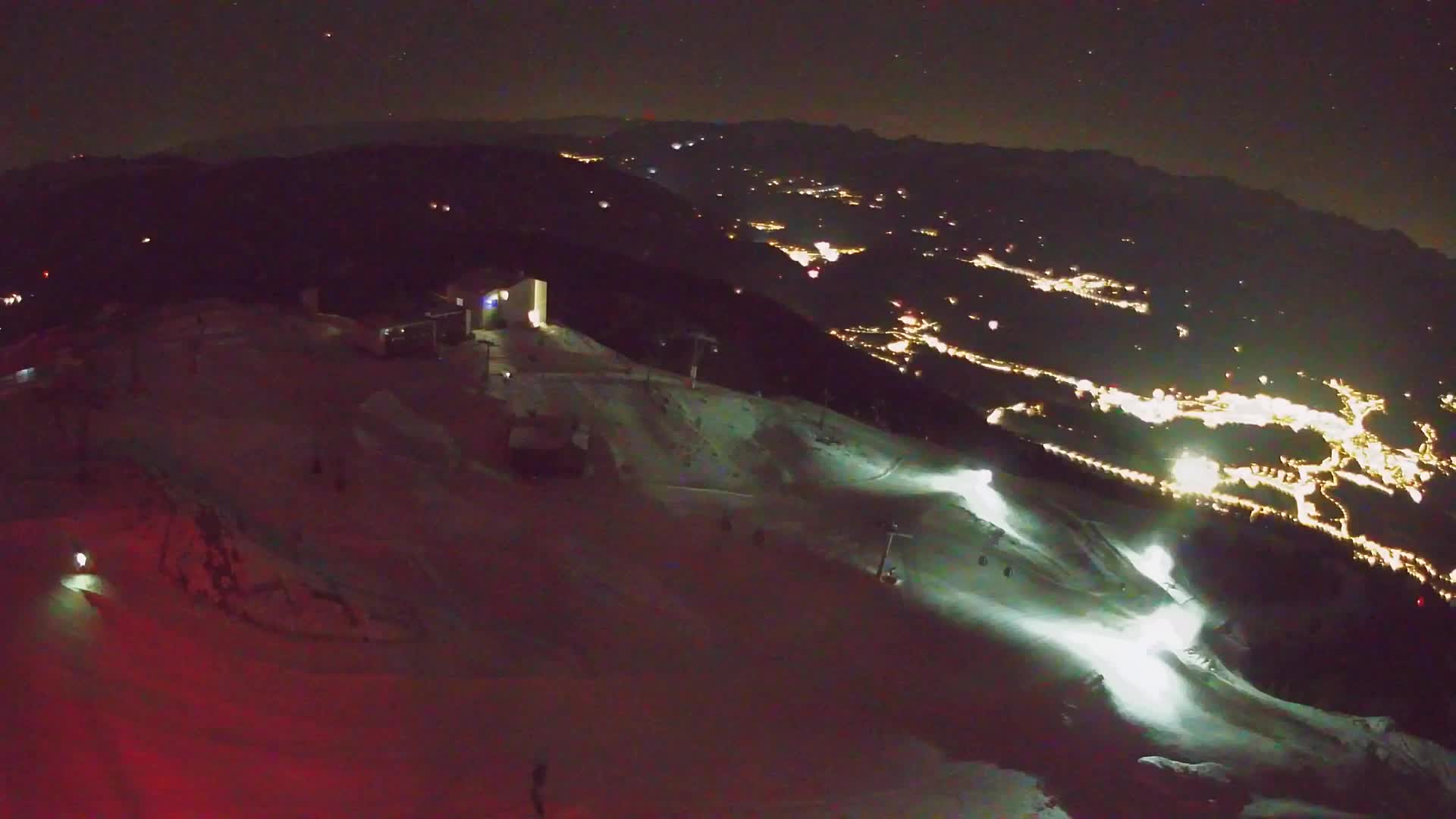 Stazione sciistica di Plan de Corones | vista su Brunico
