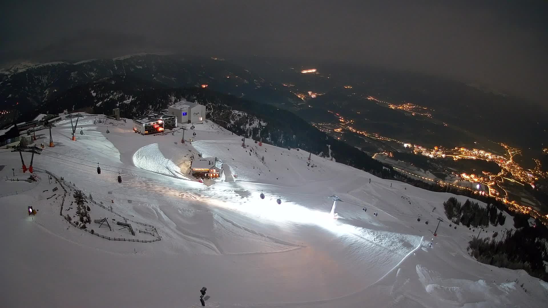 Smučišče Kronplatz – vrh | pogled na Bruneck