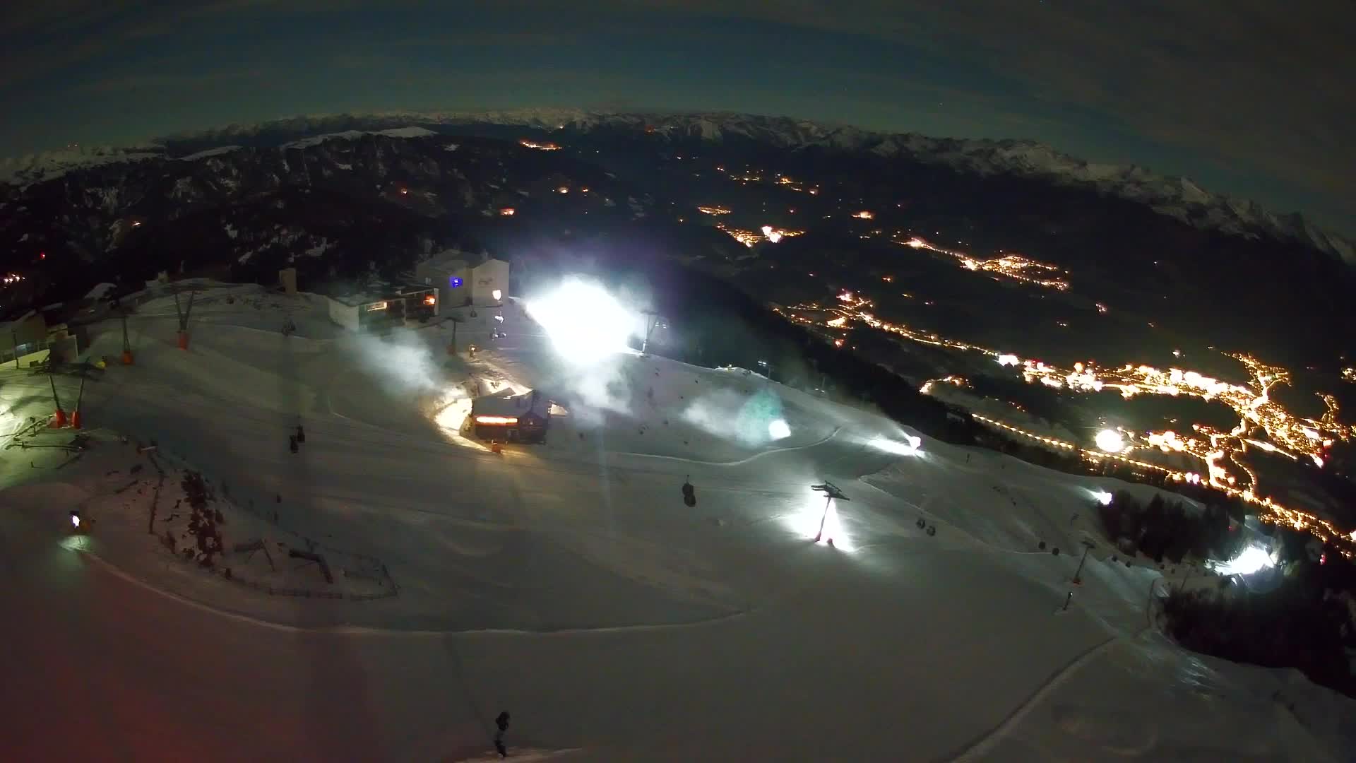 Stazione sciistica di Plan de Corones | vista su Brunico