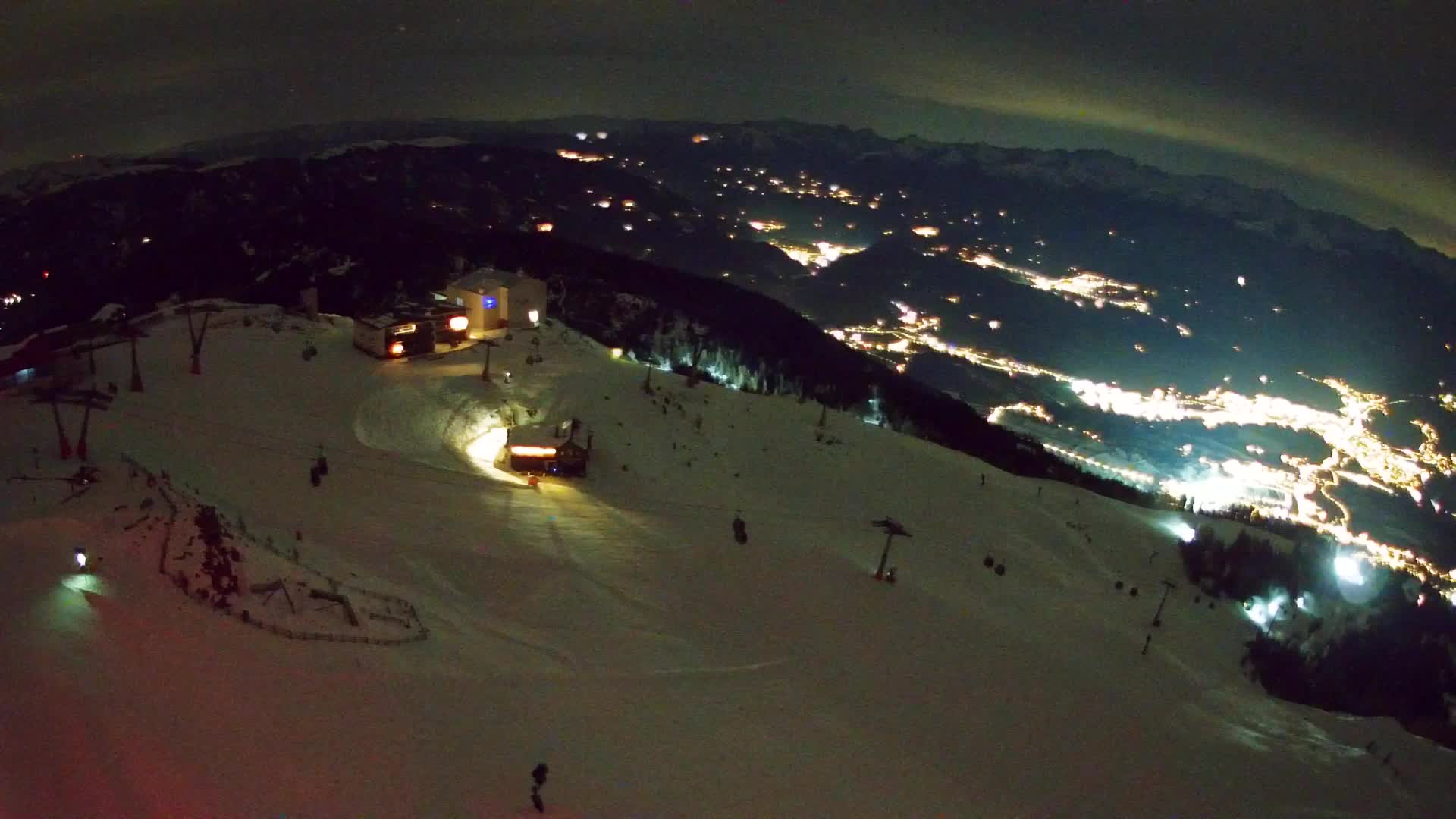 Smučišče Kronplatz – vrh | pogled na Bruneck