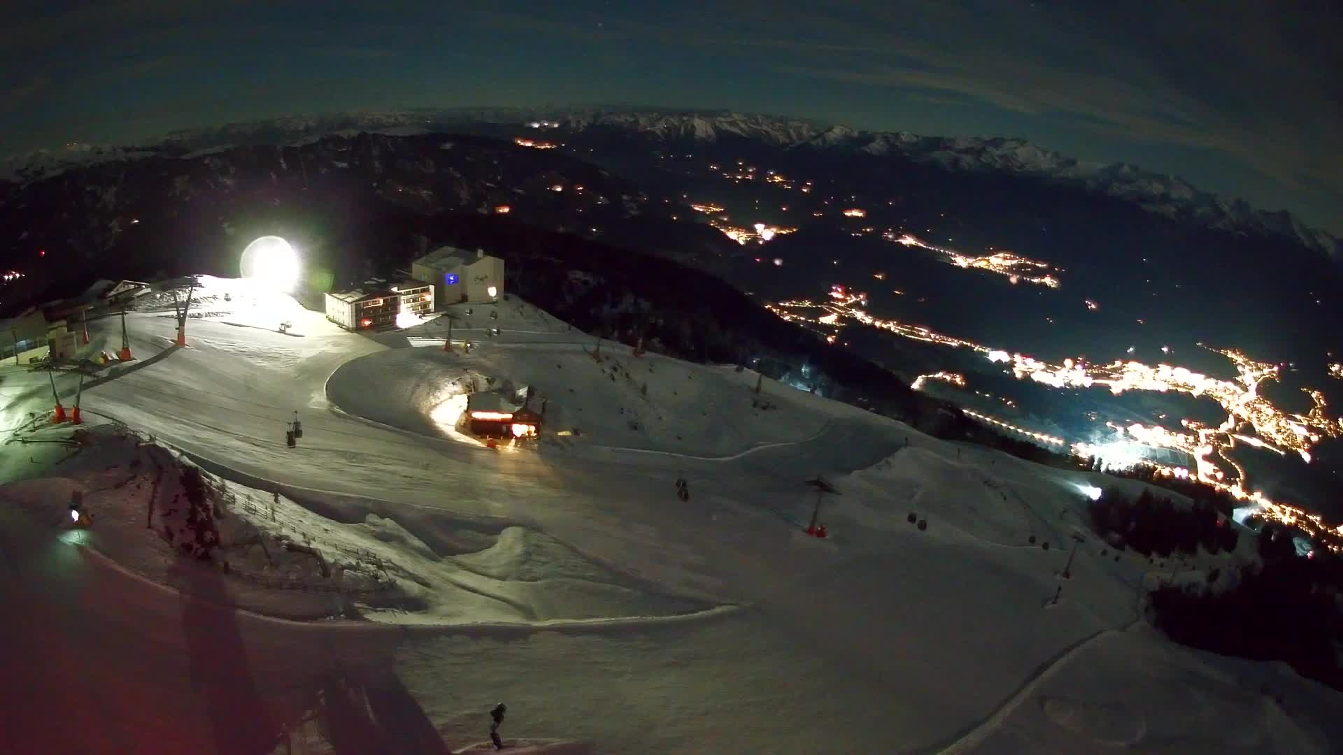 Smučišče Kronplatz – vrh | pogled na Bruneck