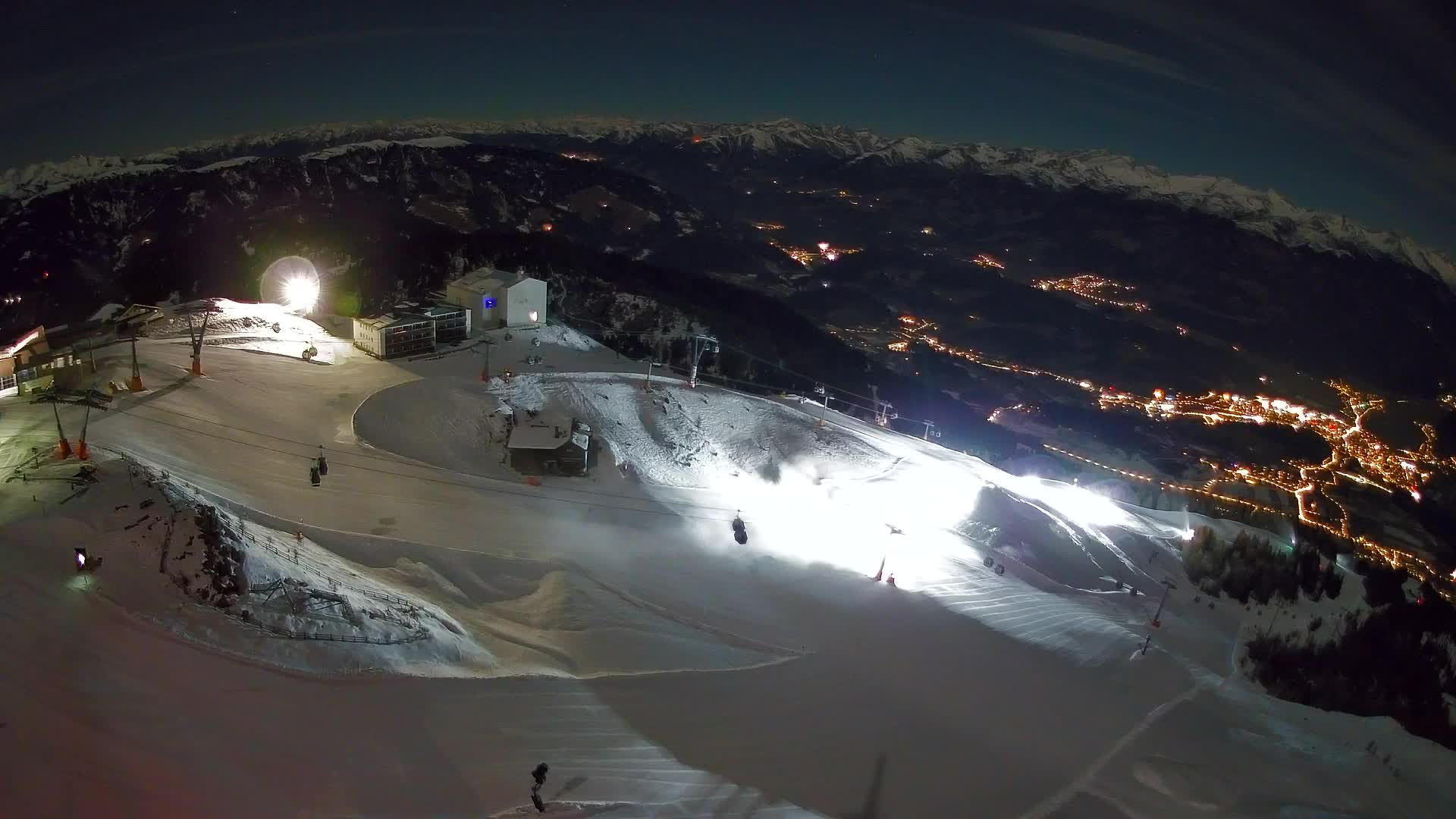 Kronplatz peak Ski resort | view to Bruneck