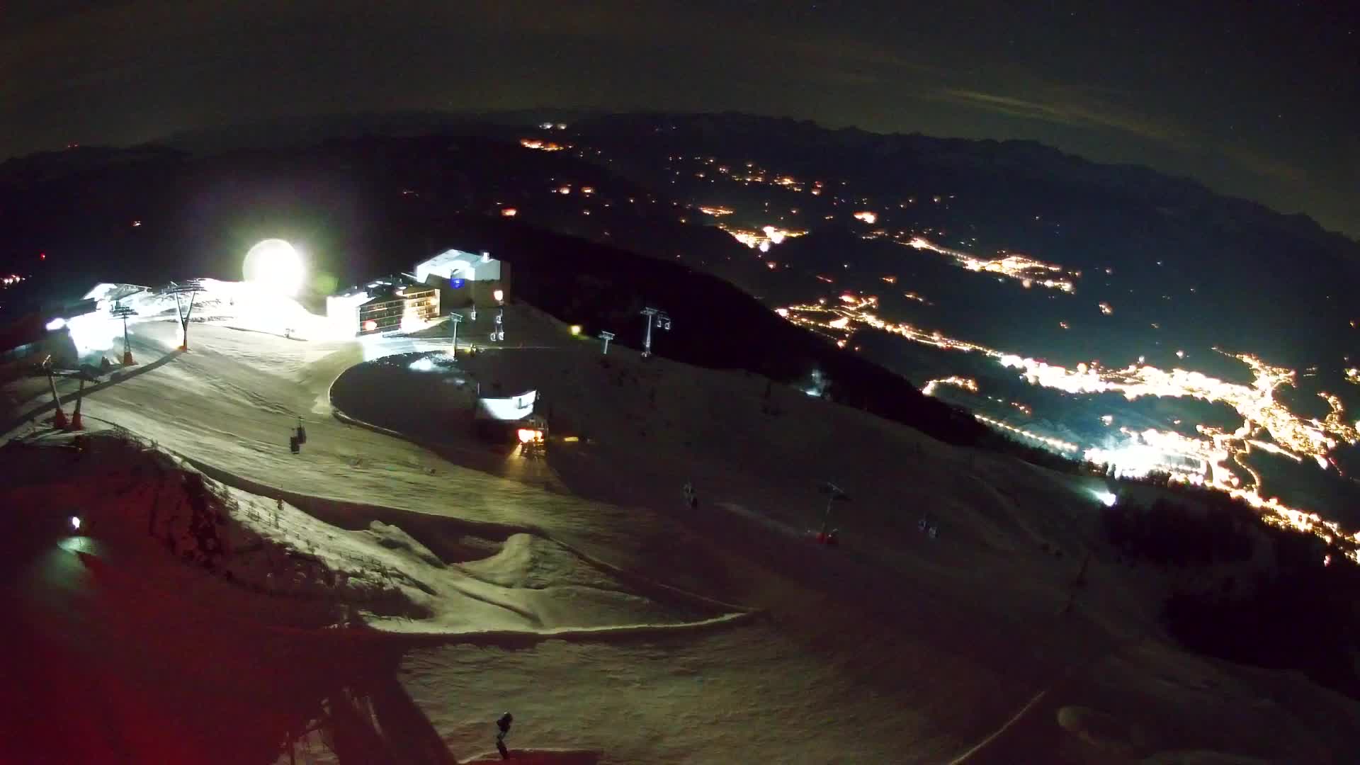 Kronplatz peak Ski resort | view to Bruneck